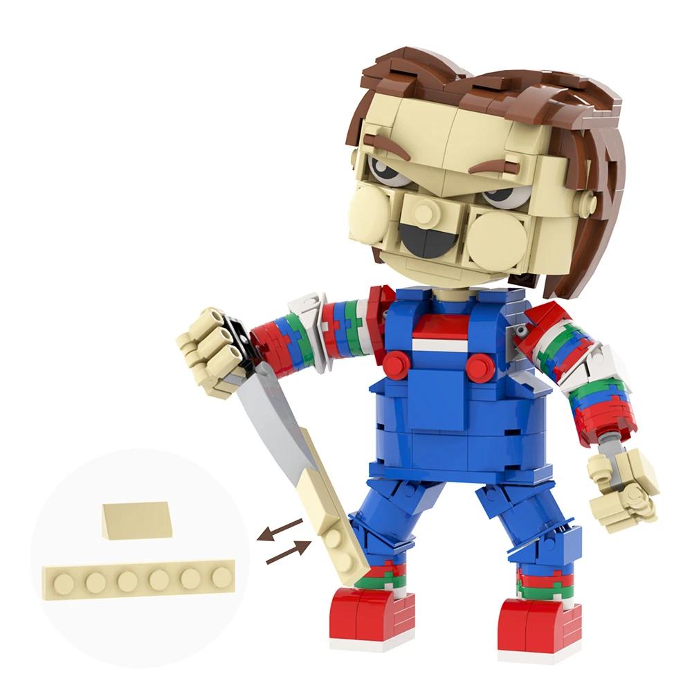 Seed Of Chucky 300 шт. MOC кирпич Чаки ужас кукла фигурку DIY строительные блоки детские развивающие игрушки для детей подарок
Seed Of Chucky 300 шт. MOC кирпич Чаки ужас кукла фигурку DIY строительные блоки детские развивающие игрушки для детей подарок