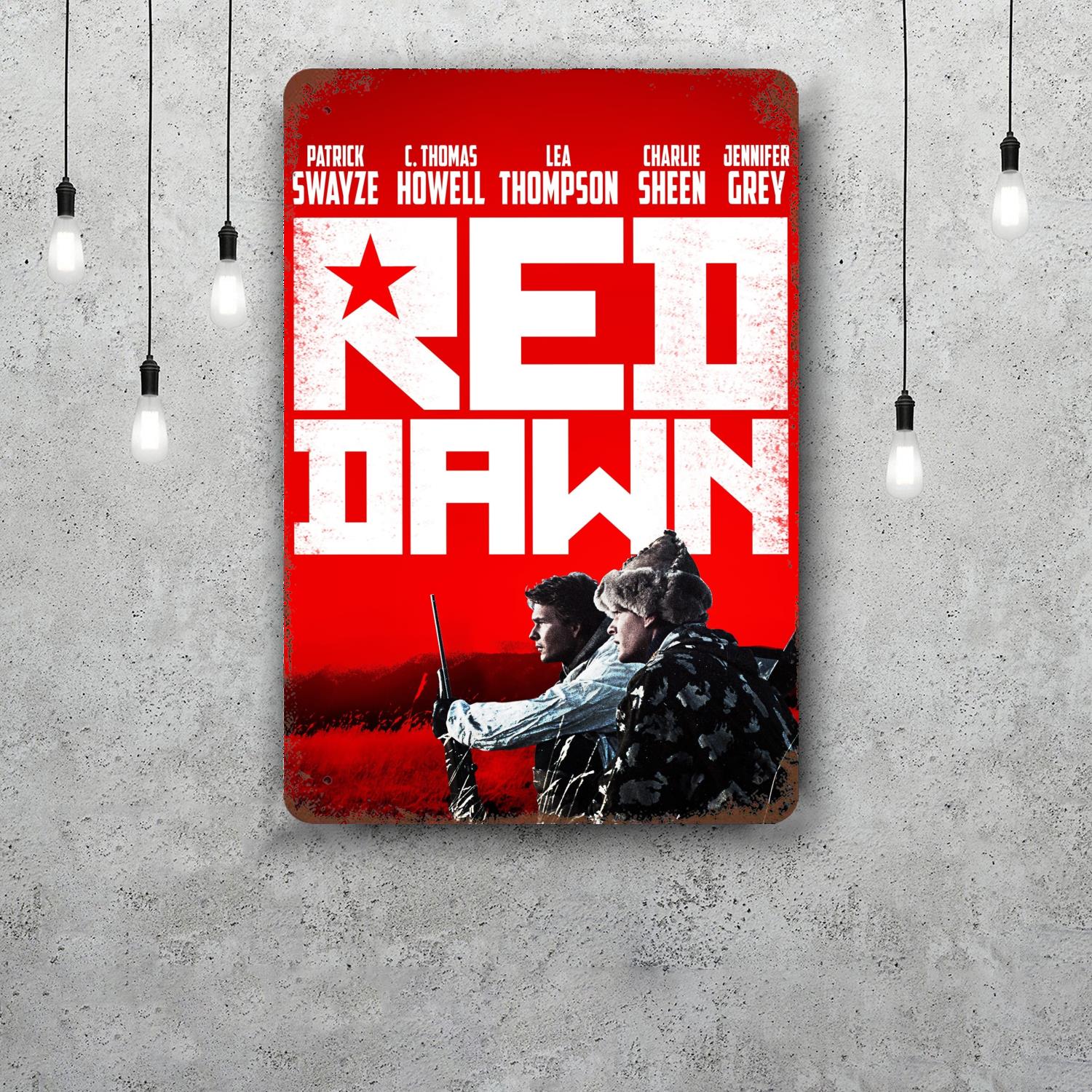 1984 Movie Red Dawn Vintage Metal Tin Signs Posters Decor Retro Metal Plaque Wall Art Decor for Garage Bar 20x30cm(7.8x11.8inch)
1984 Movie Red Dawn Vintage Metal Tin Signs Posters Decor Retro Metal Plaque Wall Art Decor for Garage Bar 20x30cm(7.8x11.8inch)