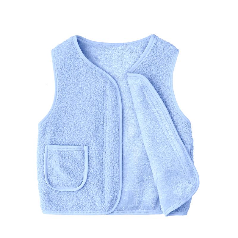 Kids Lambswool Fleece Vest for Boys & Girls - Warm, Double-Sided for Indoor/Outdoor, Autumn/Winter, Sizes Infant to Medium. 110cm небо синє кольору
Kids Lambswool Fleece Vest for Boys & Girls - Warm, Double-Sided for Indoor/Outdoor, Autumn/Winter, Sizes Infant to Medium. 110cm небо синє кольору