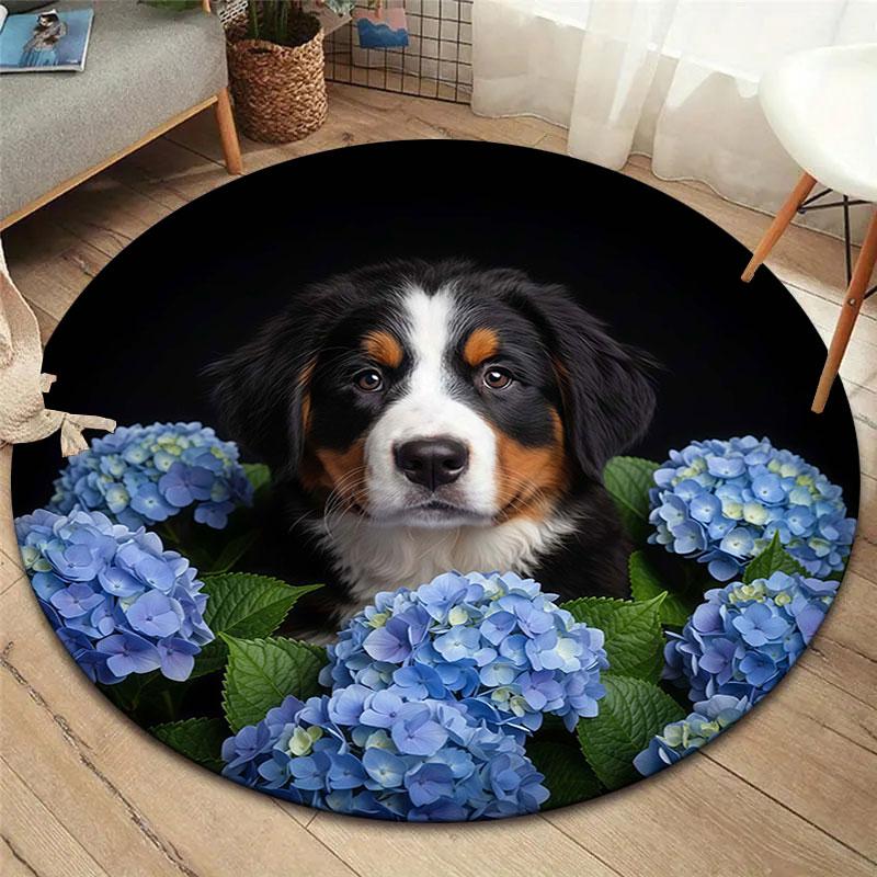 Flowers and dogs Round Area Rug,Carpet Rug for Living Room Bedroom Sofa Playroom Decor,Non-slip Floor Mat 80cmx80cm
Flowers and dogs Round Area Rug,Carpet Rug for Living Room Bedroom Sofa Playroom Decor,Non-slip Floor Mat 80cmx80cm