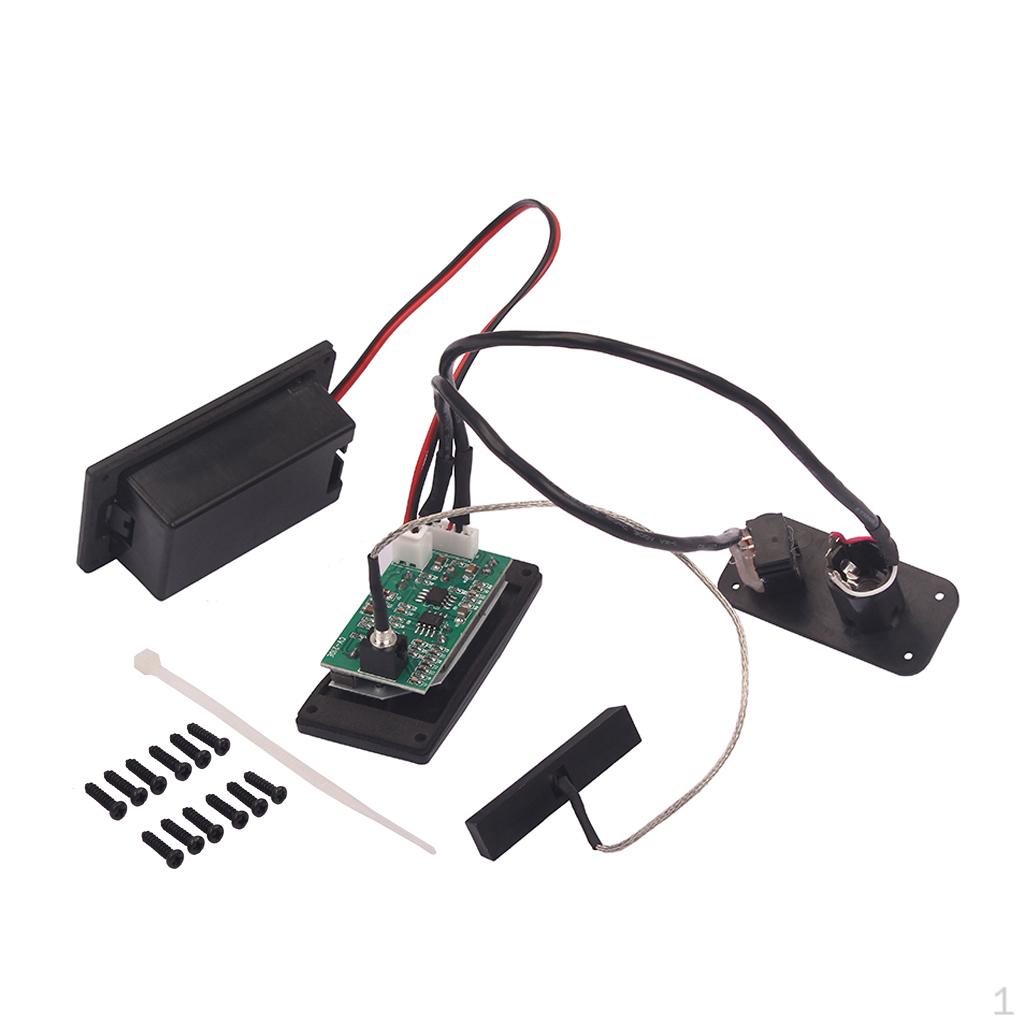 1 Set Electric Violin Fiddle Silent EQ Piezo Pickup Preamp String Instrument Parts Black
1 Set Electric Violin Fiddle Silent EQ Piezo Pickup Preamp String Instrument Parts Black
