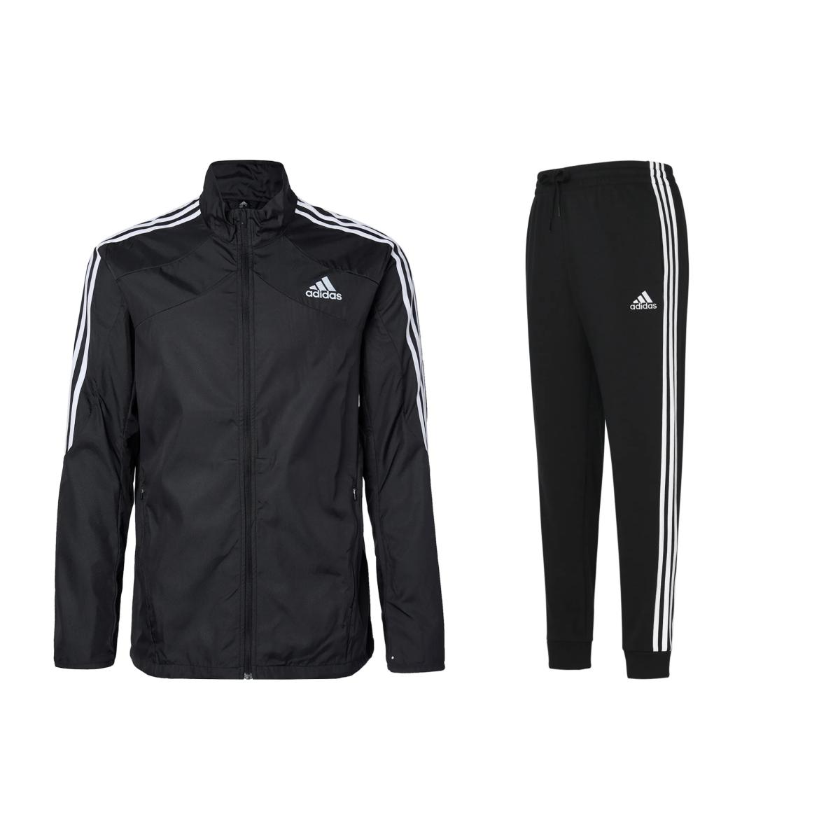 Adidas Retro Stand Collar Running Jacket Logo Print Three Stripes Long Pants Casual Sports Suit Men Sportswear Black GM1410+GK8831 XL
Adidas Retro Stand Collar Running Jacket Logo Print Three Stripes Long Pants Casual Sports Suit Men Sportswear Black GM1410+GK8831 XL