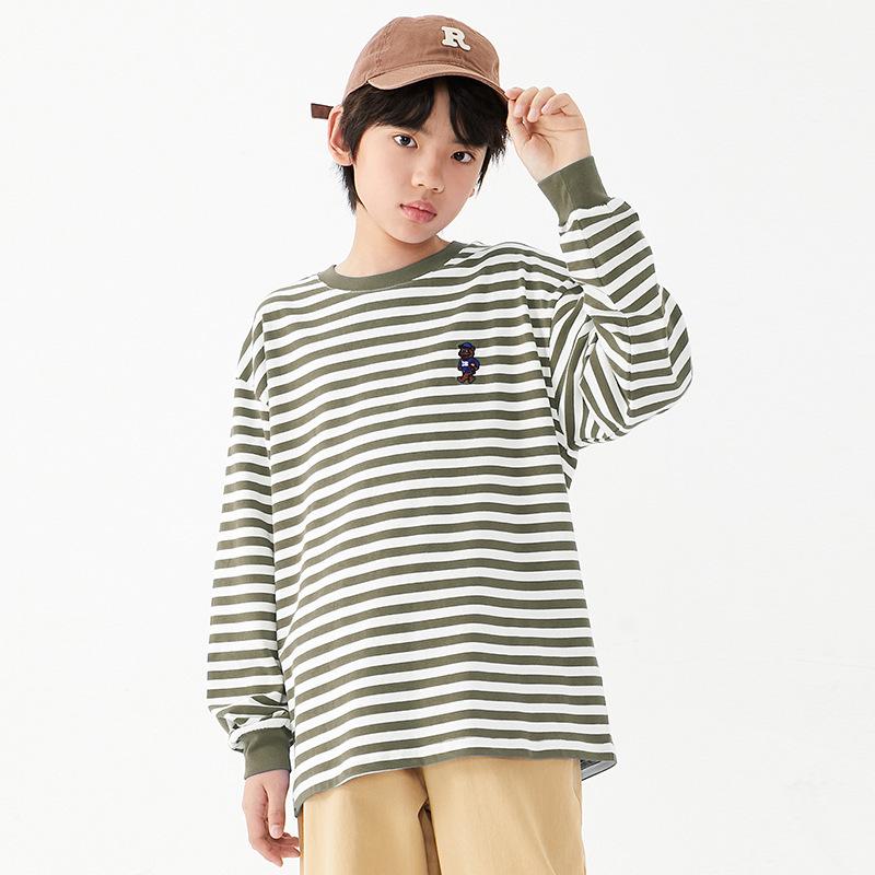 «DK Children s Clothing 2024 Осень Японские полосатые футболки с длинными рукавами для девочек и мальчиков - Хлопковая повседневная одежда для детей» 150 cm
«DK Children s Clothing 2024 Осень Японские полосатые футболки с длинными рукавами для девочек и мальчиков - Хлопковая повседневная одежда для детей» 150 cm