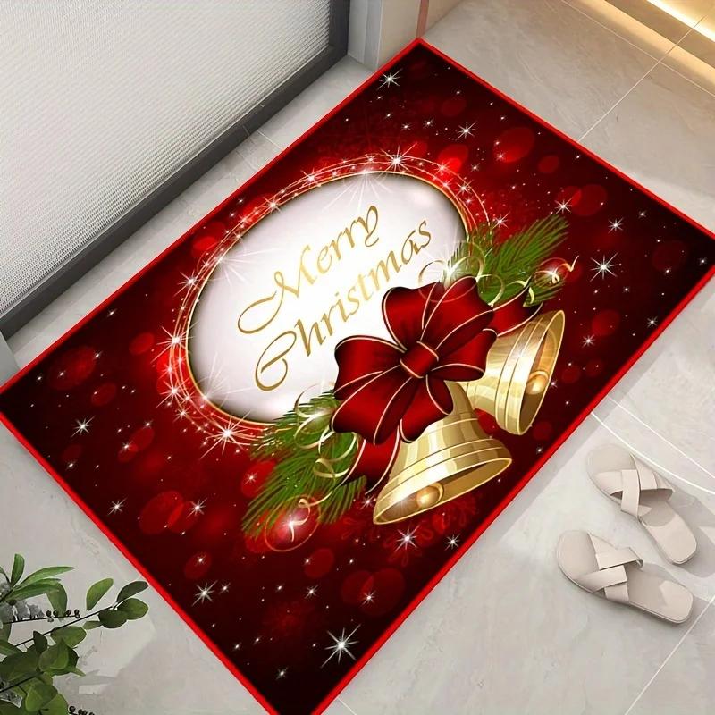 Christmas Gold Bell Non-Slip Floor Mat Front Door Entrance Rug Living Room Bedroom Bathroom Foot Mat Navidad Decorations 2025 40x60cm 16x24inch
Christmas Gold Bell Non-Slip Floor Mat Front Door Entrance Rug Living Room Bedroom Bathroom Foot Mat Navidad Decorations 2025 40x60cm 16x24inch