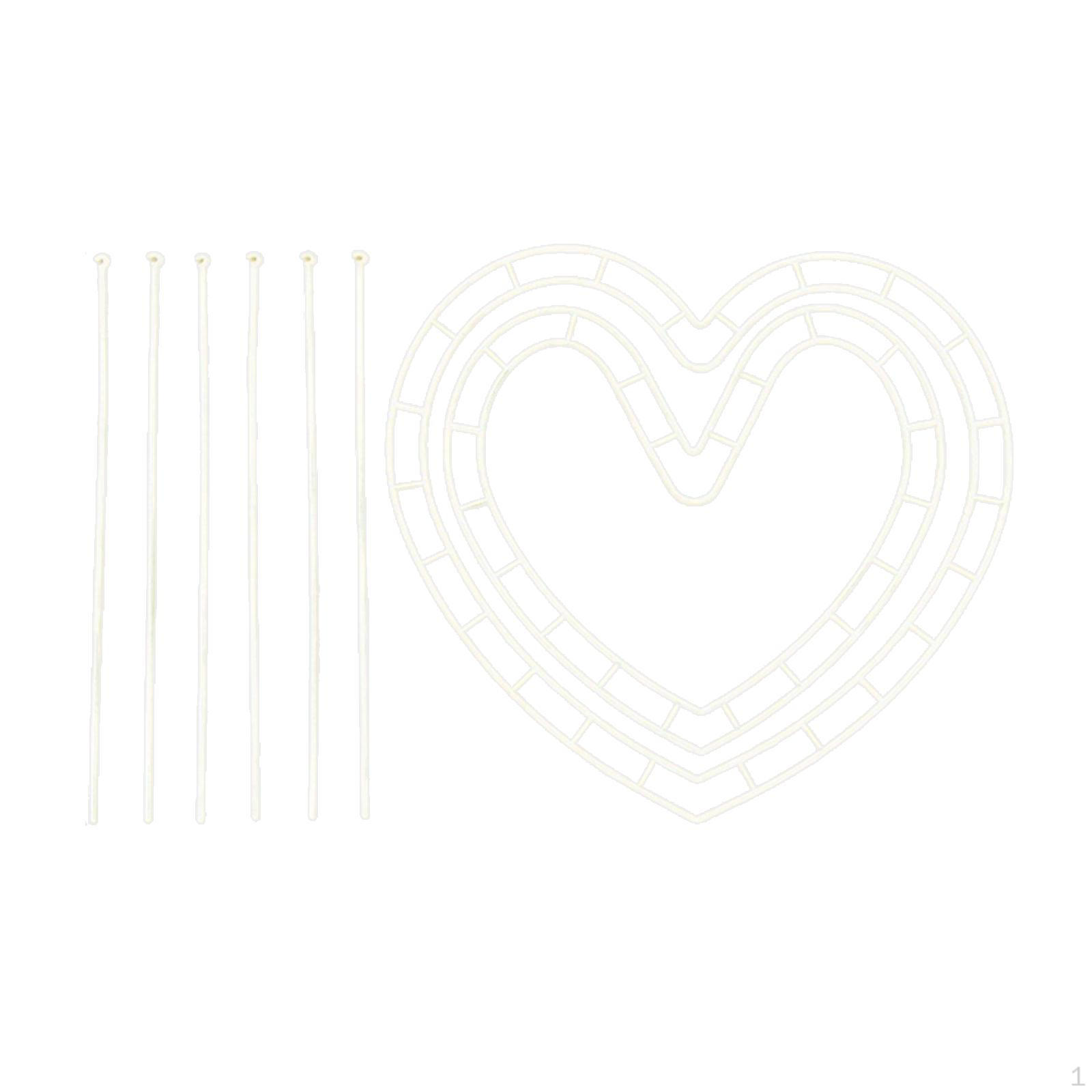 Heart Shaped Wreath Frame Iron Easy Assembly Practical Versatile Making Form Accessories for
Heart Shaped Wreath Frame Iron Easy Assembly Practical Versatile Making Form Accessories for