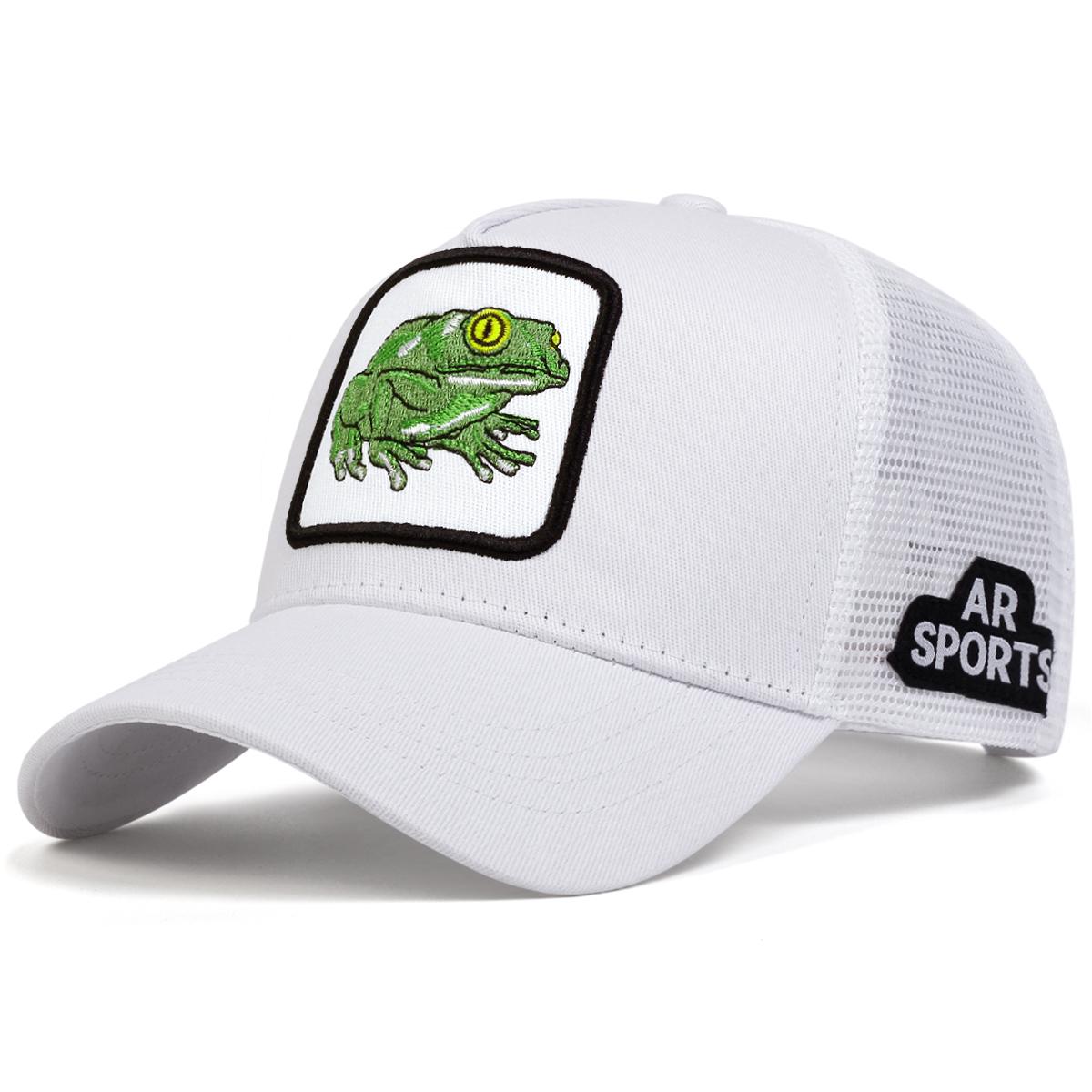 Unisex Frog Embroidery Baseball Net Caps Spring and Summer Outdoor Adjustable Casual Hats Sunscreen Hat Sports Cap белый
Unisex Frog Embroidery Baseball Net Caps Spring and Summer Outdoor Adjustable Casual Hats Sunscreen Hat Sports Cap белый