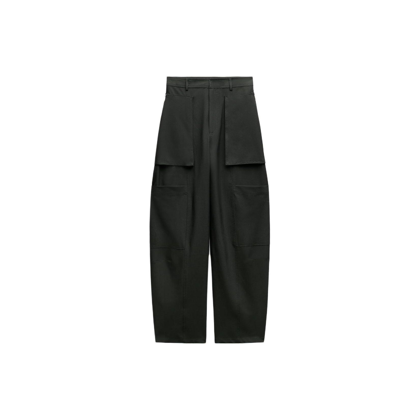 Zara Zw Series Mid-Rise Solid Color Casual Cargo Pants Women Pants Green 4043291-500 M
Zara Zw Series Mid-Rise Solid Color Casual Cargo Pants Women Pants Green 4043291-500 M