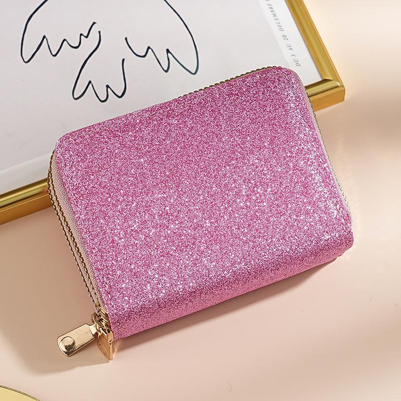Ladies Double Zipper Organ Card Bag Starry Sky Flash Multi Card Position ID Bag Fashionable Ladies Bag
Ladies Double Zipper Organ Card Bag Starry Sky Flash Multi Card Position ID Bag Fashionable Ladies Bag