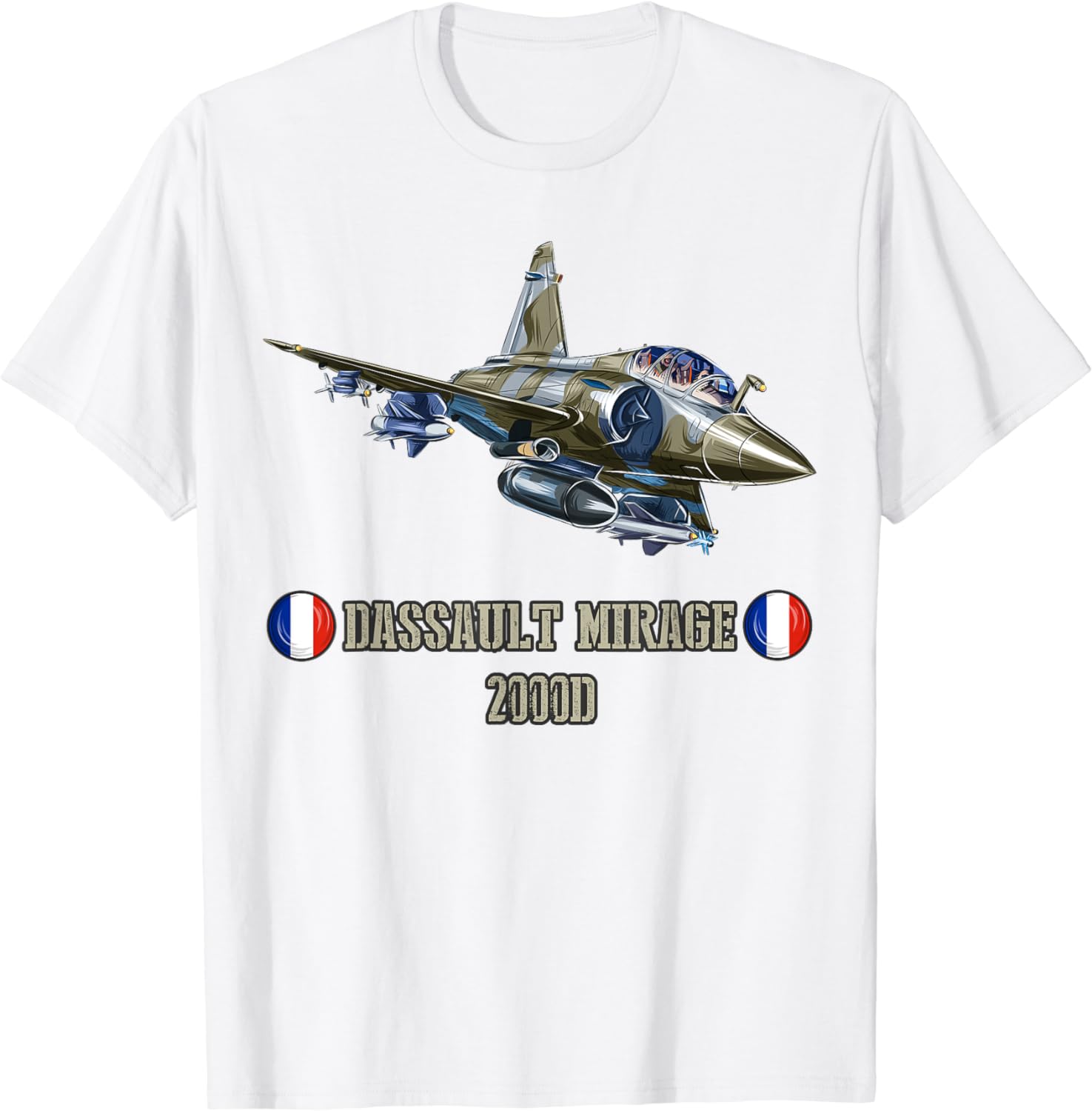 Франція Військовий винищувач Dassault Mirage 2000D Чоловіча футболка з коротким рукавом Повсякденна 100% бавовняна футболка L
Франція Військовий винищувач Dassault Mirage 2000D Чоловіча футболка з коротким рукавом Повсякденна 100% бавовняна футболка L