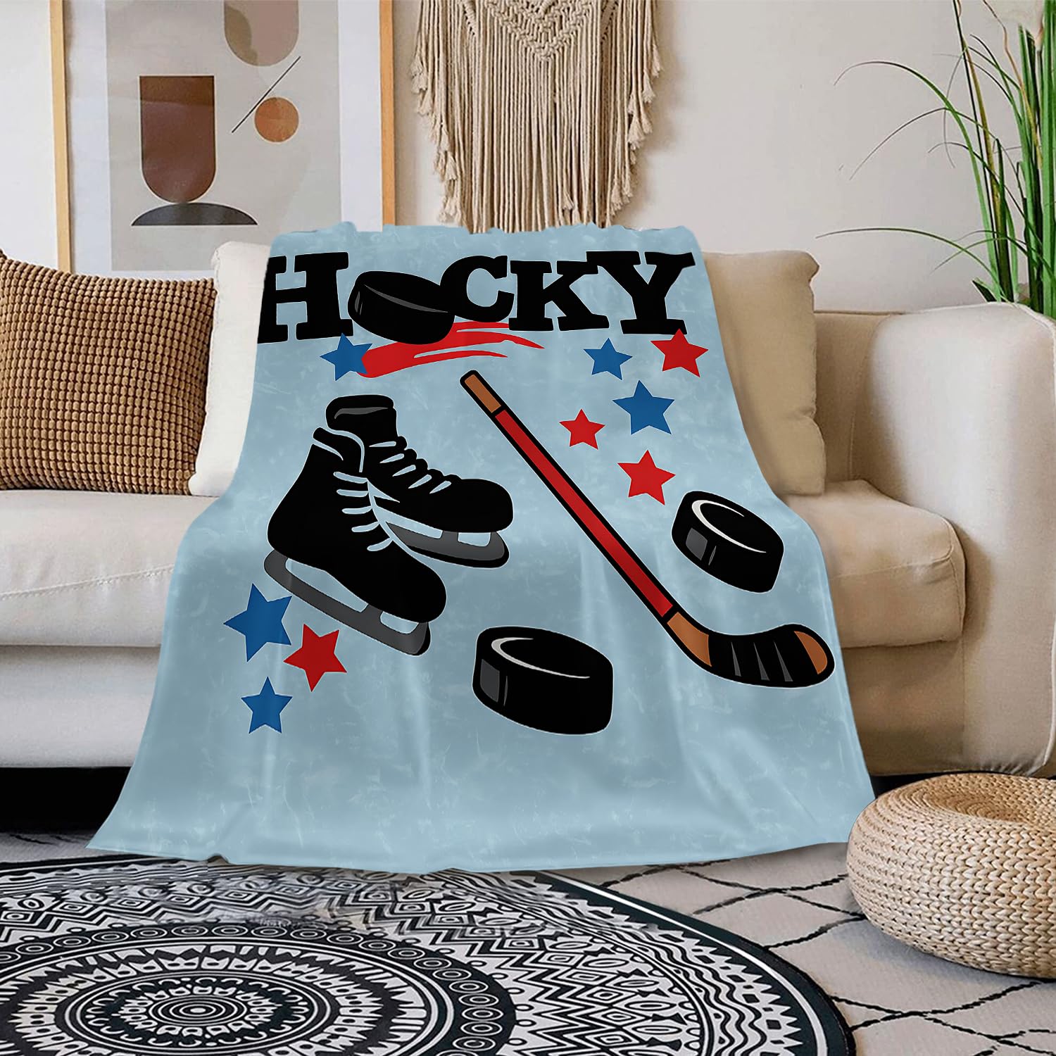 Soft Warm Coral Fleece Blanket Ice Hockey Motion Winter Sheet Bedspread Sofa Throw Light Thin Flannel Blankets Queen King Size 80x120cm
Soft Warm Coral Fleece Blanket Ice Hockey Motion Winter Sheet Bedspread Sofa Throw Light Thin Flannel Blankets Queen King Size 80x120cm