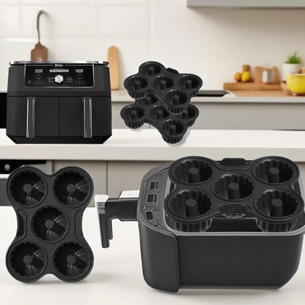 5 Hole Air Fryer Donut Baking Pan No Stick Donut Making Tray Durable Donut Mold Kitchen чёрный
5 Hole Air Fryer Donut Baking Pan No Stick Donut Making Tray Durable Donut Mold Kitchen чёрный