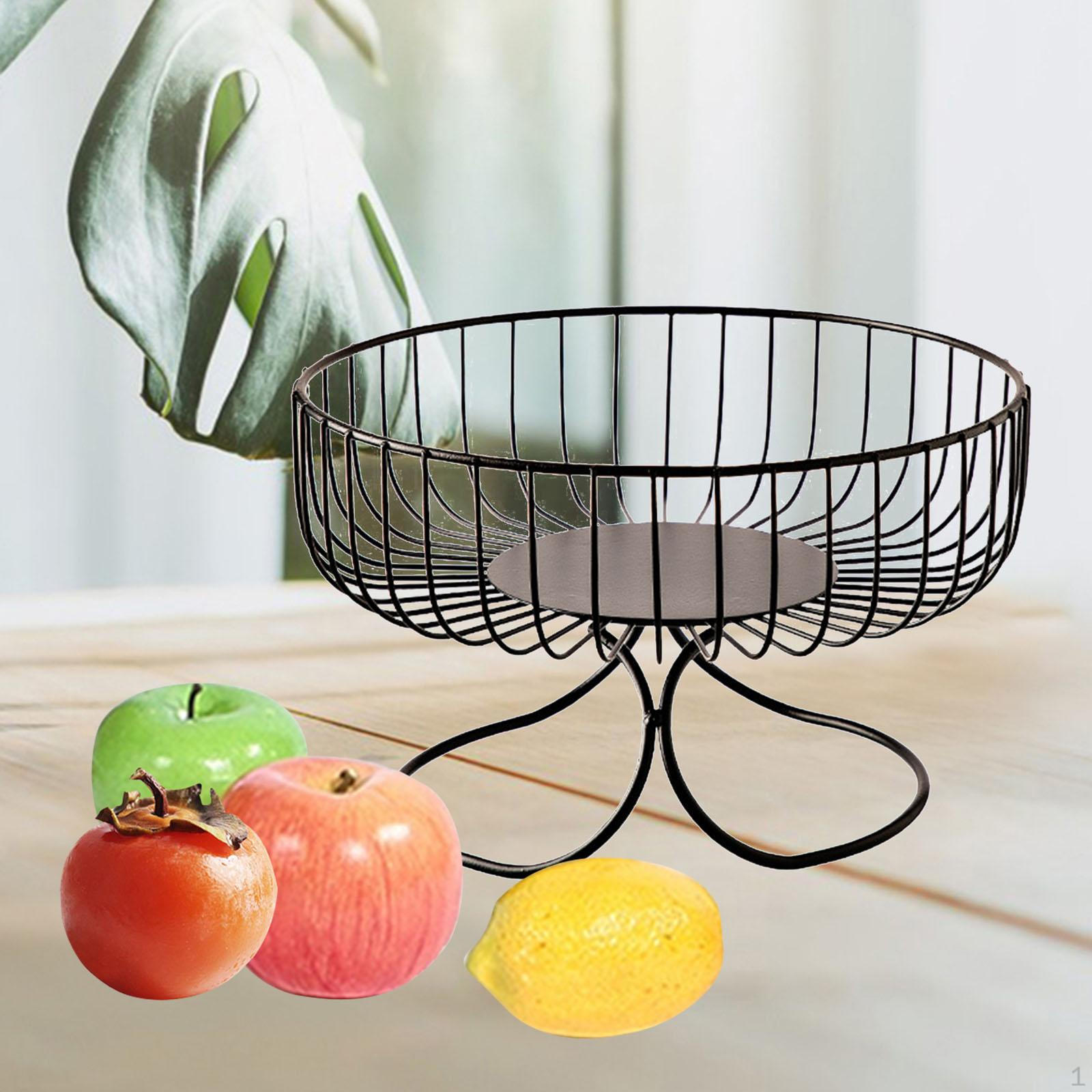 Elegant Fruit Stand for Kitchen Countertop - Stylish Organizer Farmhouse Snacks Black
Elegant Fruit Stand for Kitchen Countertop - Stylish Organizer Farmhouse Snacks Black