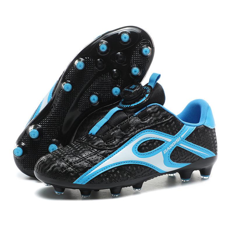 Mesh football shoes boys and girls men s World Cup broken nails rotating buttons primary school students training shoes 28
Mesh football shoes boys and girls men s World Cup broken nails rotating buttons primary school students training shoes 28