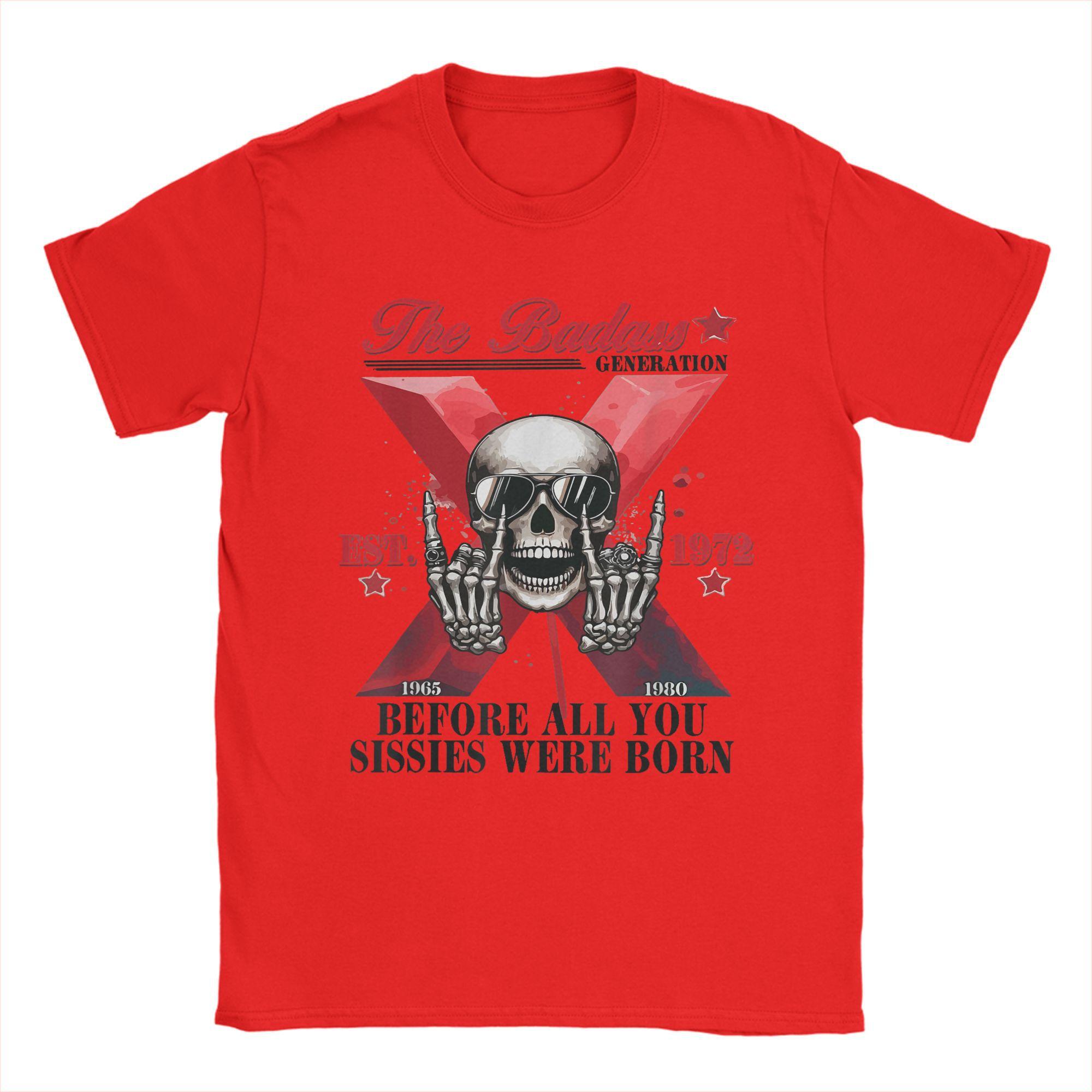 X Generation Before All You Sissie Were Born T Shirt Unisex 100 Cotton TShirts Round Collar Retro Gen X Tees Short Sleeve Tops S
X Generation Before All You Sissie Were Born T Shirt Unisex 100 Cotton TShirts Round Collar Retro Gen X Tees Short Sleeve Tops S
