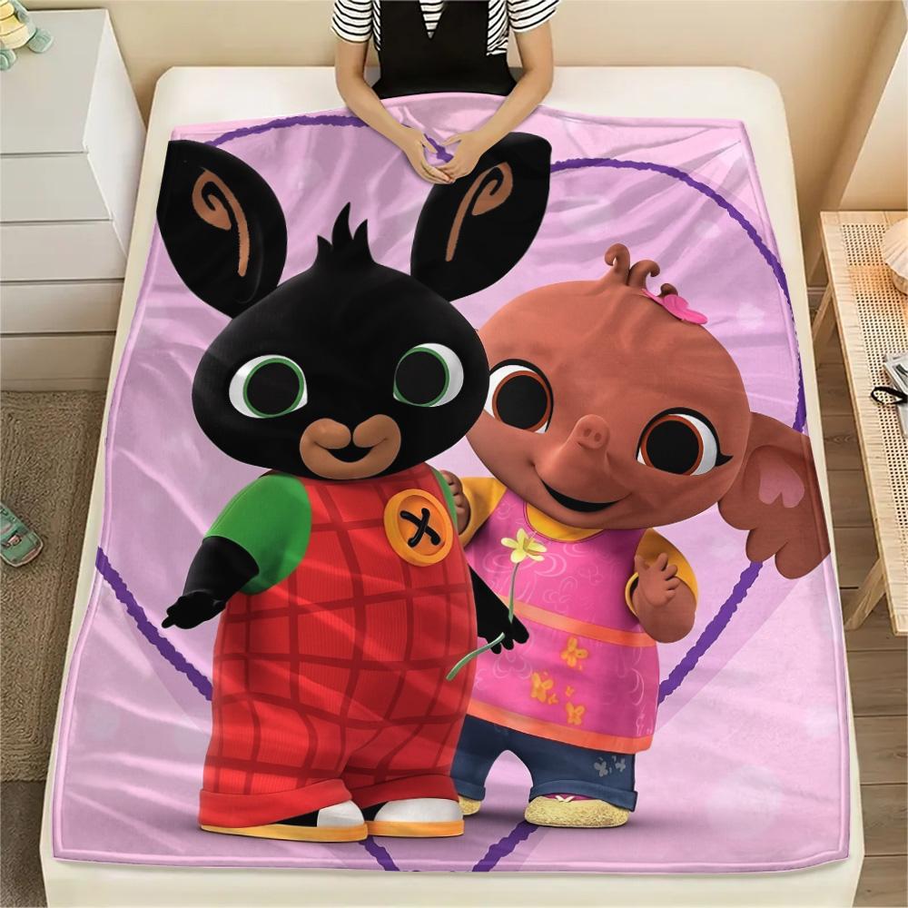 Bing Bunny Print Flannel Blanket, High quality Comfortable for All Seasons, Home Decor, Warmth and Comfort 150cm x 200cm
Bing Bunny Print Flannel Blanket, High quality Comfortable for All Seasons, Home Decor, Warmth and Comfort 150cm x 200cm