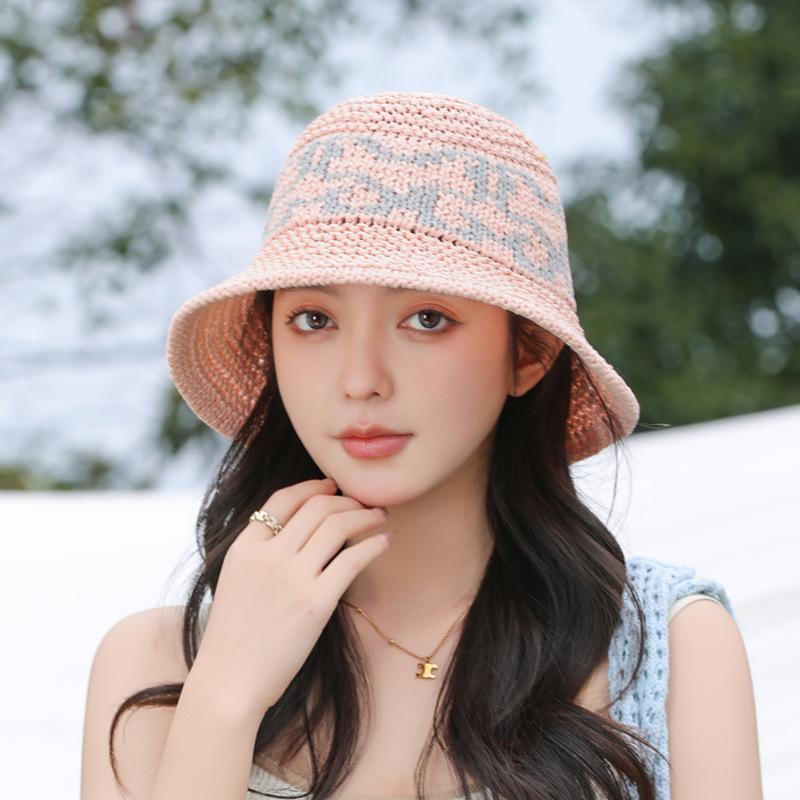 Весенне-осенняя шляпа с полой тульей, женская модная универсальная солнцезащитная шляпа, подчеркивающая лицо, маленькая шляпка от солнца, шляпа-панама для путешествий на открытом воздухе
