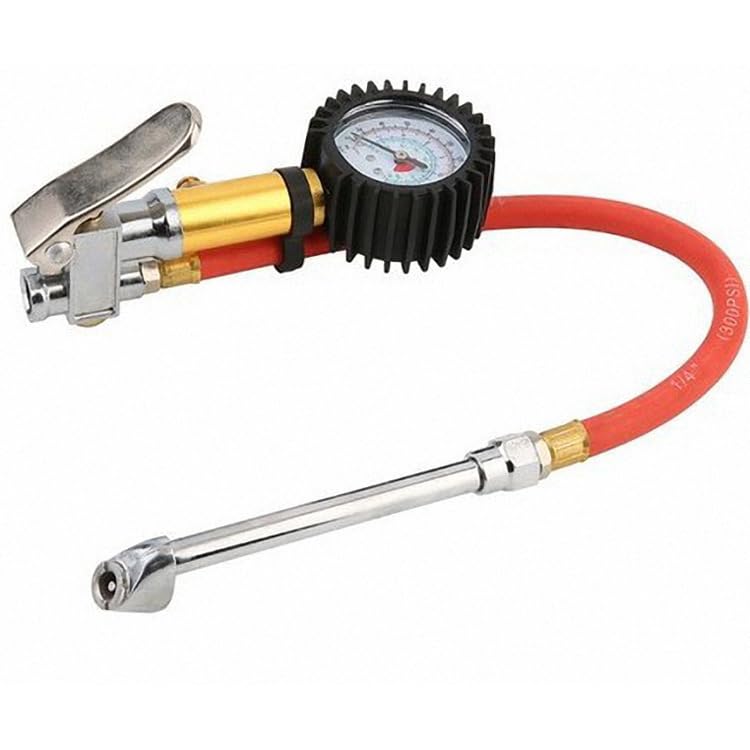 EINEY Air Gauge, Tire Gauge, Air Pressure Gauge, Air Pump, Air Chuck Gun, Air Compressor, Tire Inflator, Tire Pump
EINEY Air Gauge, Tire Gauge, Air Pressure Gauge, Air Pump, Air Chuck Gun, Air Compressor, Tire Inflator, Tire Pump