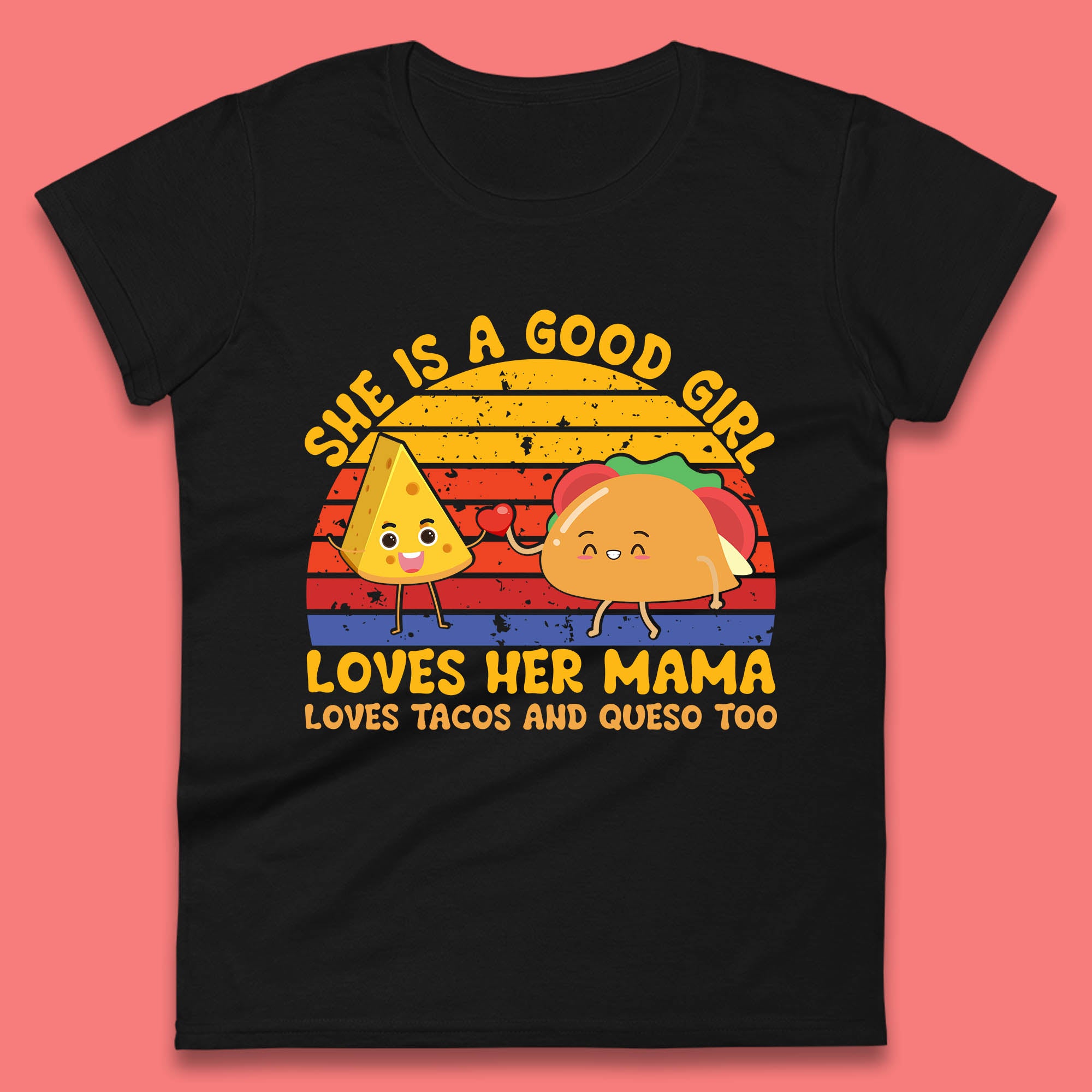 She Is Good Girl Loves Her Mama Loves Tacos & Queso Too Vintage Taco Lovers Womens Tee T Shirt Mens Tops Unisex Top M
She Is Good Girl Loves Her Mama Loves Tacos & Queso Too Vintage Taco Lovers Womens Tee T Shirt Mens Tops Unisex Top M