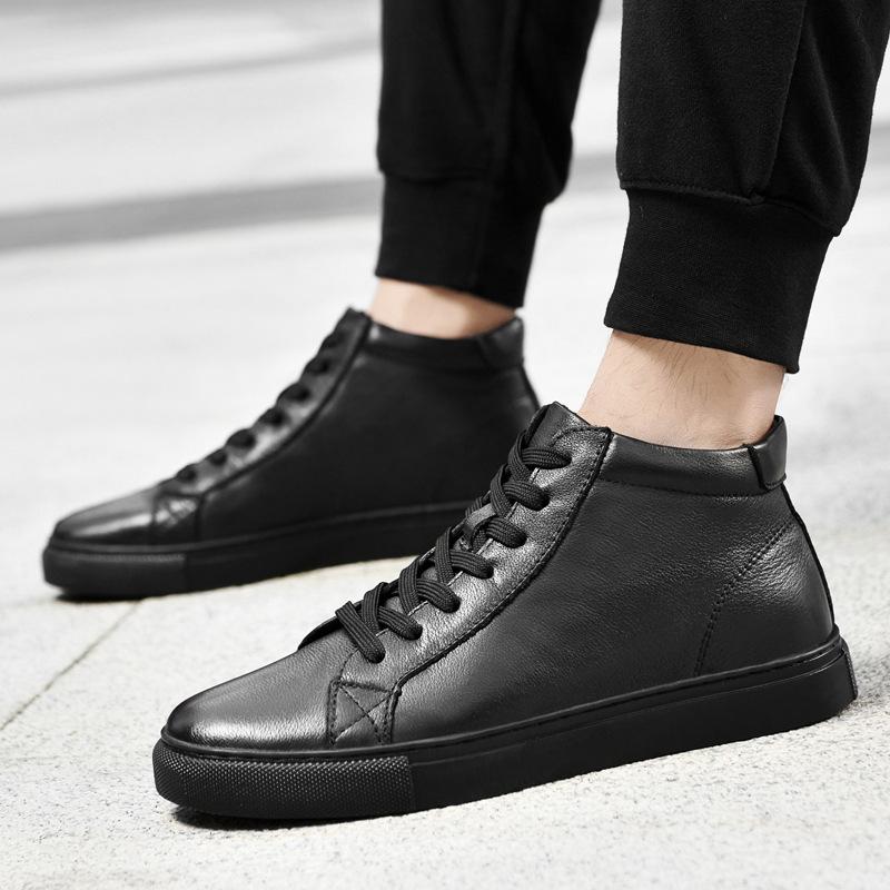 Trendy shoes autumn and winter first layer cowhide medium top men s shoes high top board shoes men s trendy shoes warm cotton shoes men 36
Trendy shoes autumn and winter first layer cowhide medium top men s shoes high top board shoes men s trendy shoes warm cotton shoes men 36