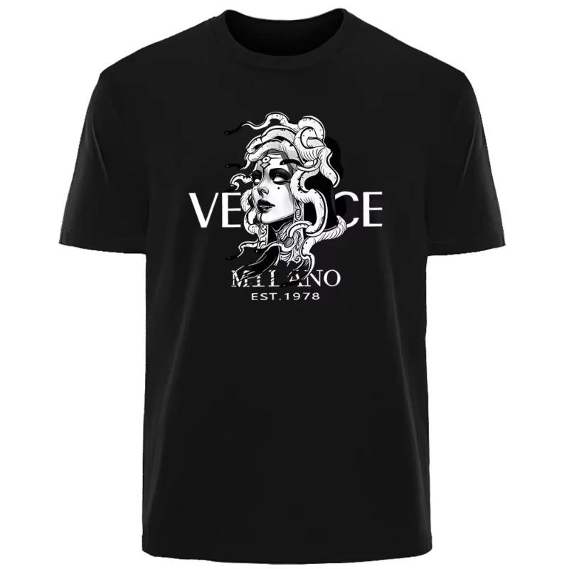 New Italian Popular Luxury Brand Summer Medusa Headshot Printing Daily Commuting Sports Men And Women The Same T-shirt XXL чёрный
New Italian Popular Luxury Brand Summer Medusa Headshot Printing Daily Commuting Sports Men And Women The Same T-shirt XXL чёрный