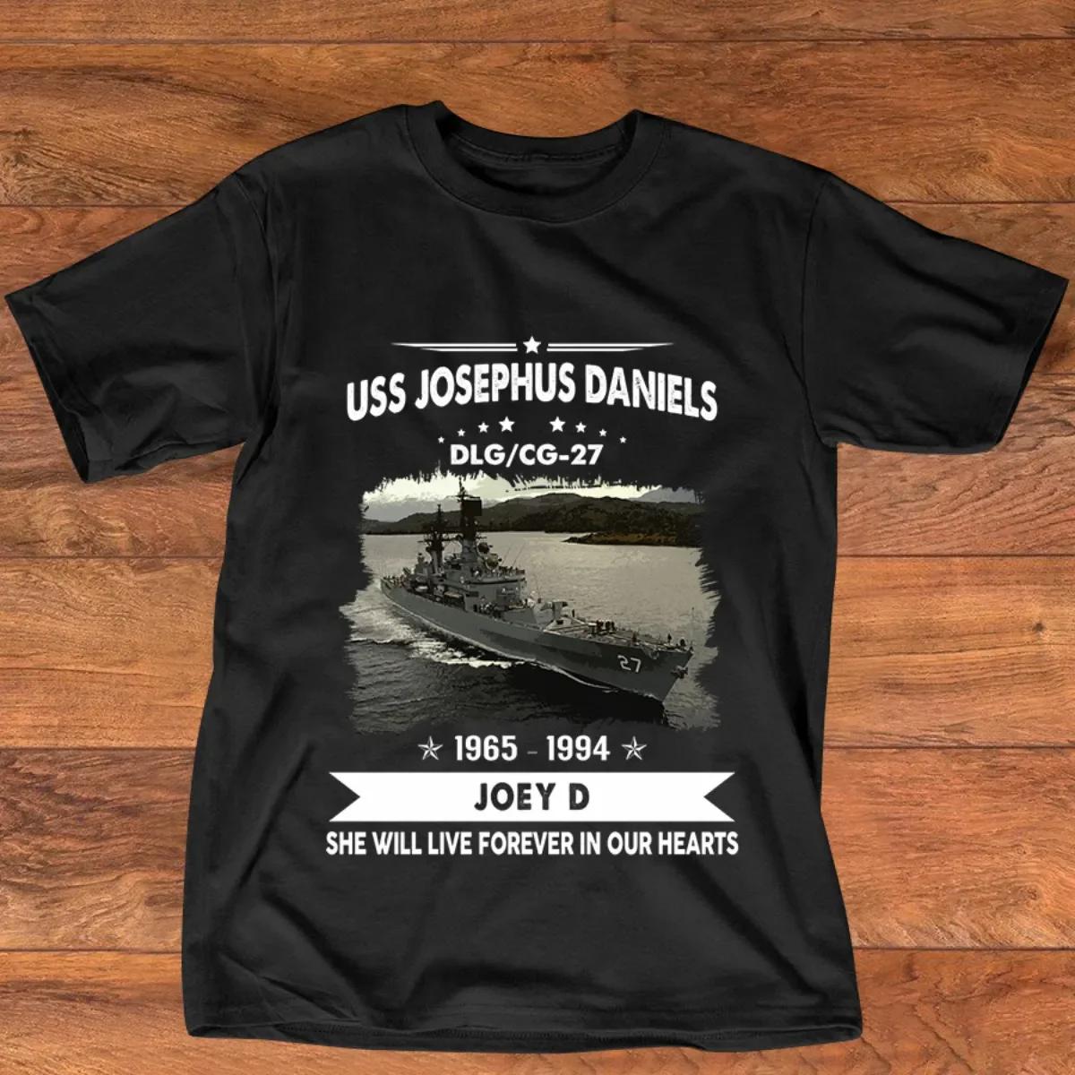 USS Josephus Daniels DLGCG 27 Cruiser Naval Veteran TShirt 100 Cotton ONeck Short Sleeve Casual Mens Tshirt Size S3XL S
USS Josephus Daniels DLGCG 27 Cruiser Naval Veteran TShirt 100 Cotton ONeck Short Sleeve Casual Mens Tshirt Size S3XL S