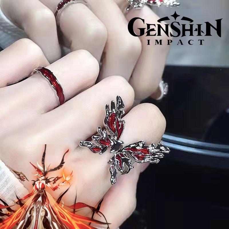 Anime Game Genshin Impact La Signora Cosplay Ring Harbingers Rosalyne-Kruzchka Lohefalter The Fair Lady Butterfly Rings Set Jewe 1Pcs як показано кольору
Anime Game Genshin Impact La Signora Cosplay Ring Harbingers Rosalyne-Kruzchka Lohefalter The Fair Lady Butterfly Rings Set Jewe 1Pcs як показано кольору