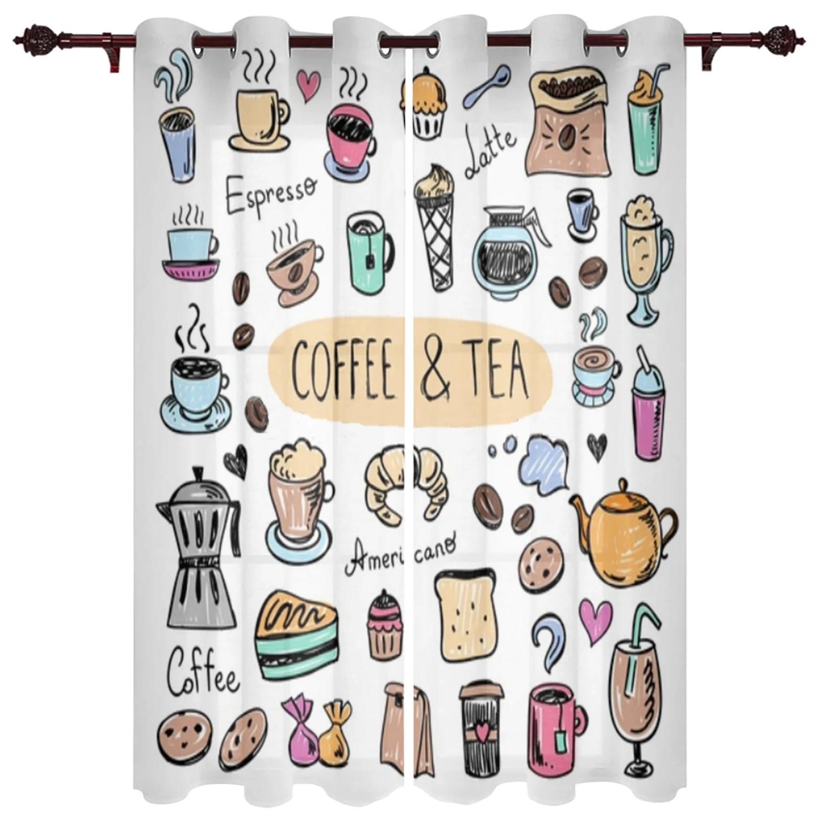 Living Room Space Coffee for 2 Panels Cafe Style Doodle Teapot Cup Food Window Draperies Bedroom Kitchen Decor Drapery Drape Panel Window Draperies W60xH100(CM)x2pcs&Rod Pocket
Living Room Space Coffee for 2 Panels Cafe Style Doodle Teapot Cup Food Window Draperies Bedroom Kitchen Decor Drapery Drape Panel Window Draperies W60xH100(CM)x2pcs&Rod Pocket