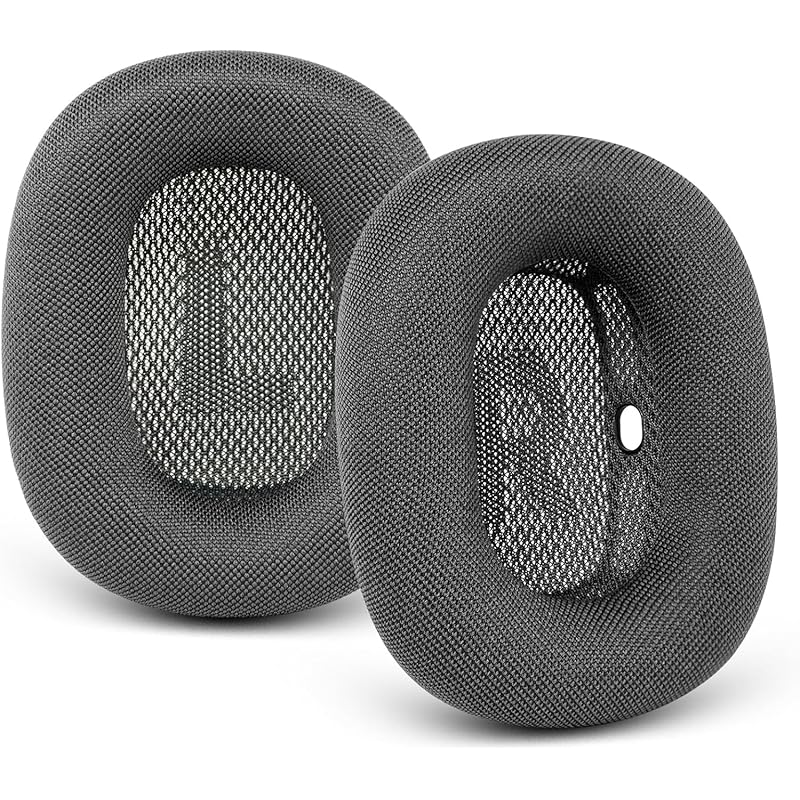 GEVO ear pads ear cushion ear cup for replacement Apple AirPods Max Compatible with headphones compatibility mesh fabric &Memory Foam with ear 
GEVO ear pads ear cushion ear cup for replacement Apple AirPods Max Compatible with headphones compatibility mesh fabric &Memory Foam with ear