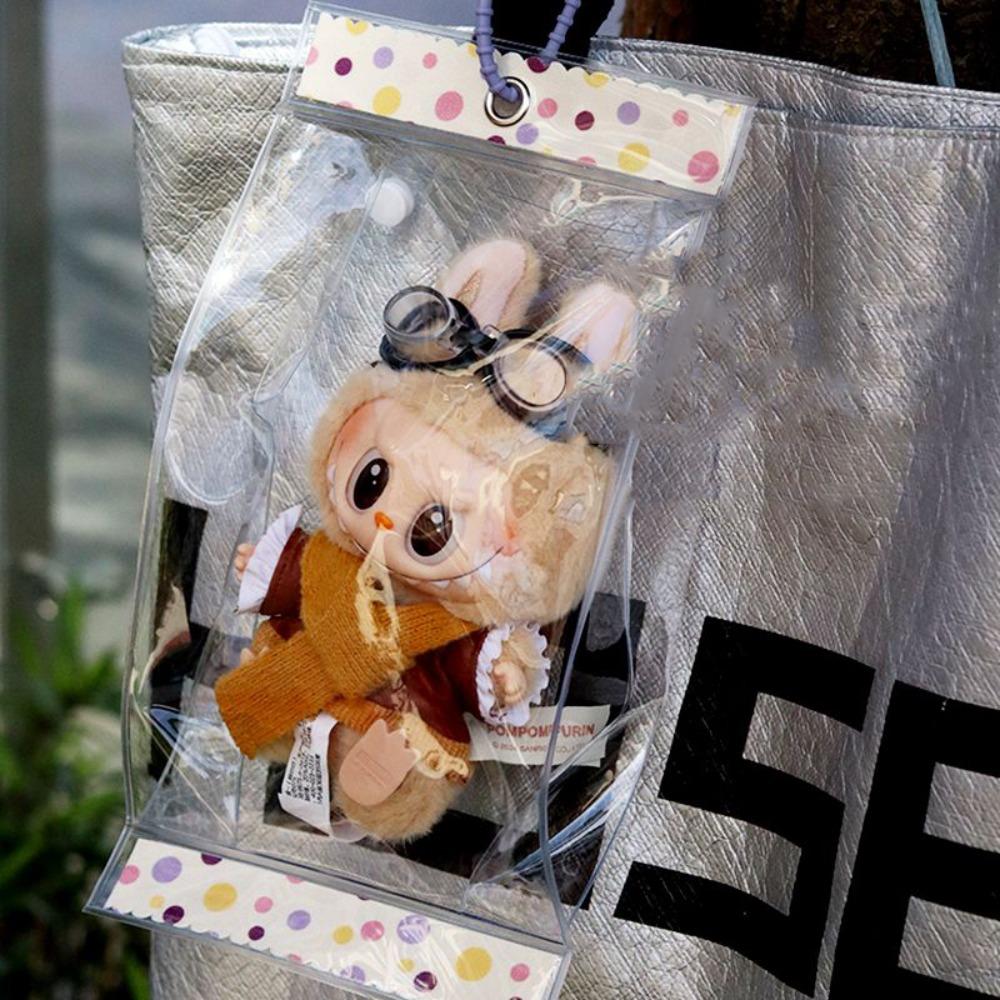 PVC Labubu Time Display Bag Candy Bag 17cm Labubu Doll Bag Jewelry Organizer Style B green keychain
PVC Labubu Time Display Bag Candy Bag 17cm Labubu Doll Bag Jewelry Organizer Style B green keychain