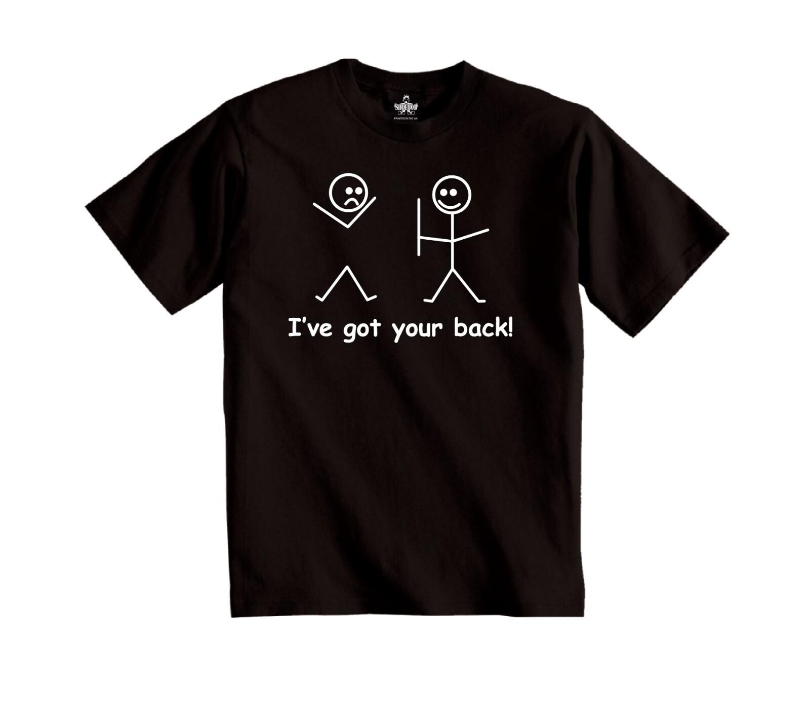 Stick Person I ve got Your Back T-Shirt Ideal Womens or Mens Unisex Classic Top S
Stick Person I ve got Your Back T-Shirt Ideal Womens or Mens Unisex Classic Top S