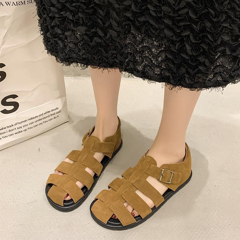 Fashion 2024 Hot Sale Shoes for Women Buckle Strap Women s Sandals Fashion Closed Toe Casual Sandals Women New Round Toe Flat Sandals 35 хакі
Fashion 2024 Hot Sale Shoes for Women Buckle Strap Women s Sandals Fashion Closed Toe Casual Sandals Women New Round Toe Flat Sandals 35 хакі