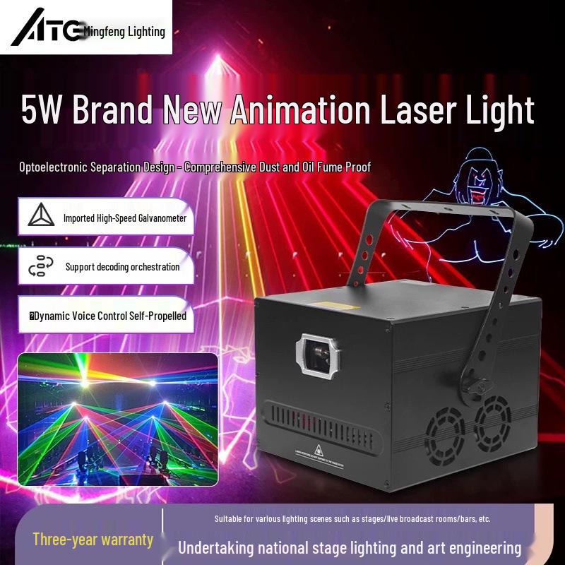 5W/8W Full Color Dynamic Laser Light for Nightclub Stage & Dance Hall 5W
5W/8W Full Color Dynamic Laser Light for Nightclub Stage & Dance Hall 5W