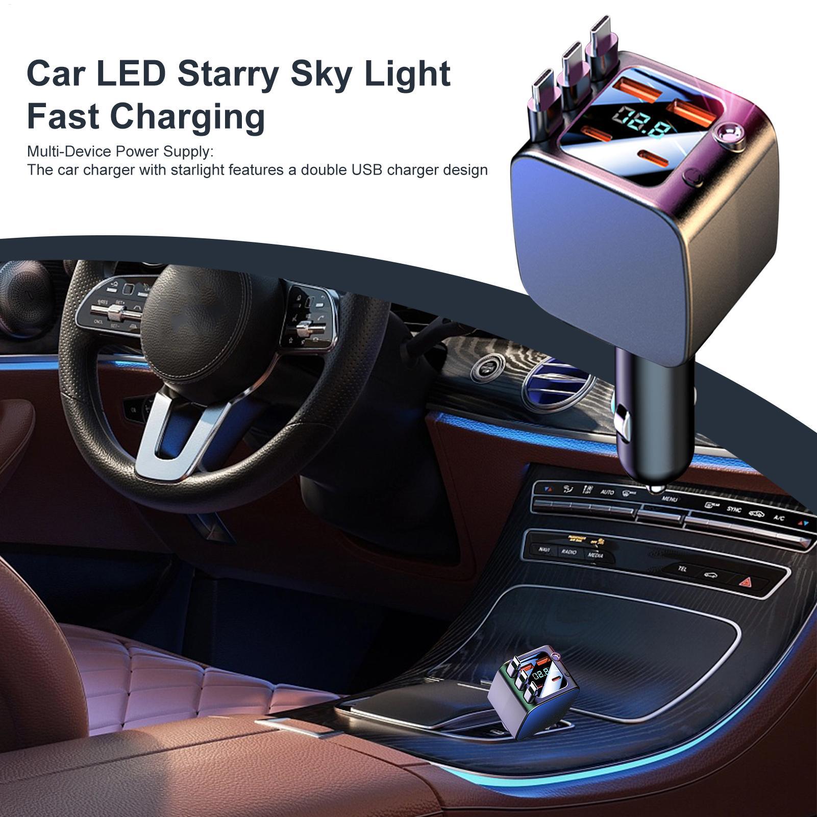 Car Charger With Starlight Fast Charging 2 USB Ports Auto Supplies With Starlight Car Charging Port For Daily Commute Adventure China Mainland
Car Charger With Starlight Fast Charging 2 USB Ports Auto Supplies With Starlight Car Charging Port For Daily Commute Adventure China Mainland
