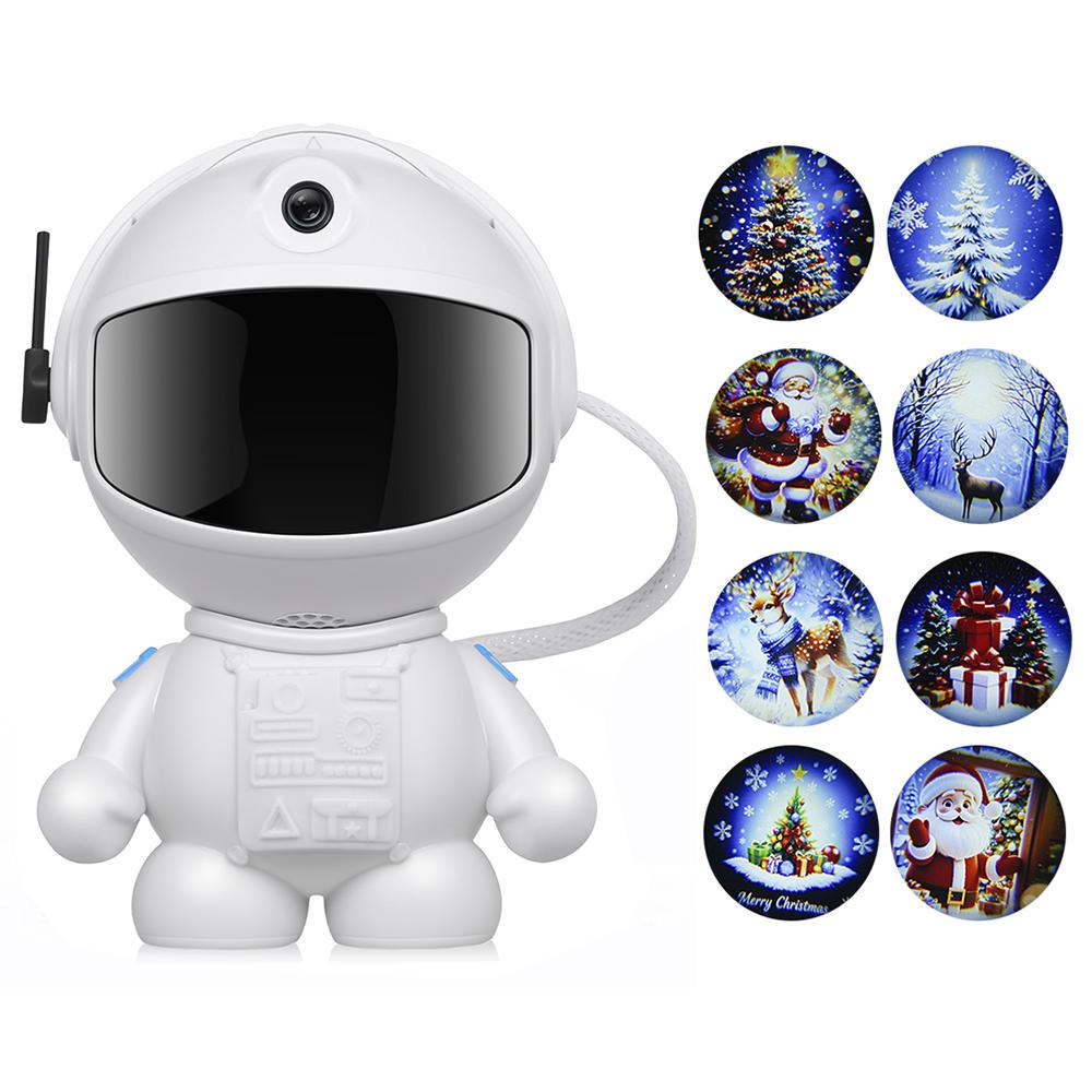 Creative Standing Astronaut Christmas Projector Lamp with 4 Film Discs USB Powered Atmosphere Light Desktop Decor
Creative Standing Astronaut Christmas Projector Lamp with 4 Film Discs USB Powered Atmosphere Light Desktop Decor