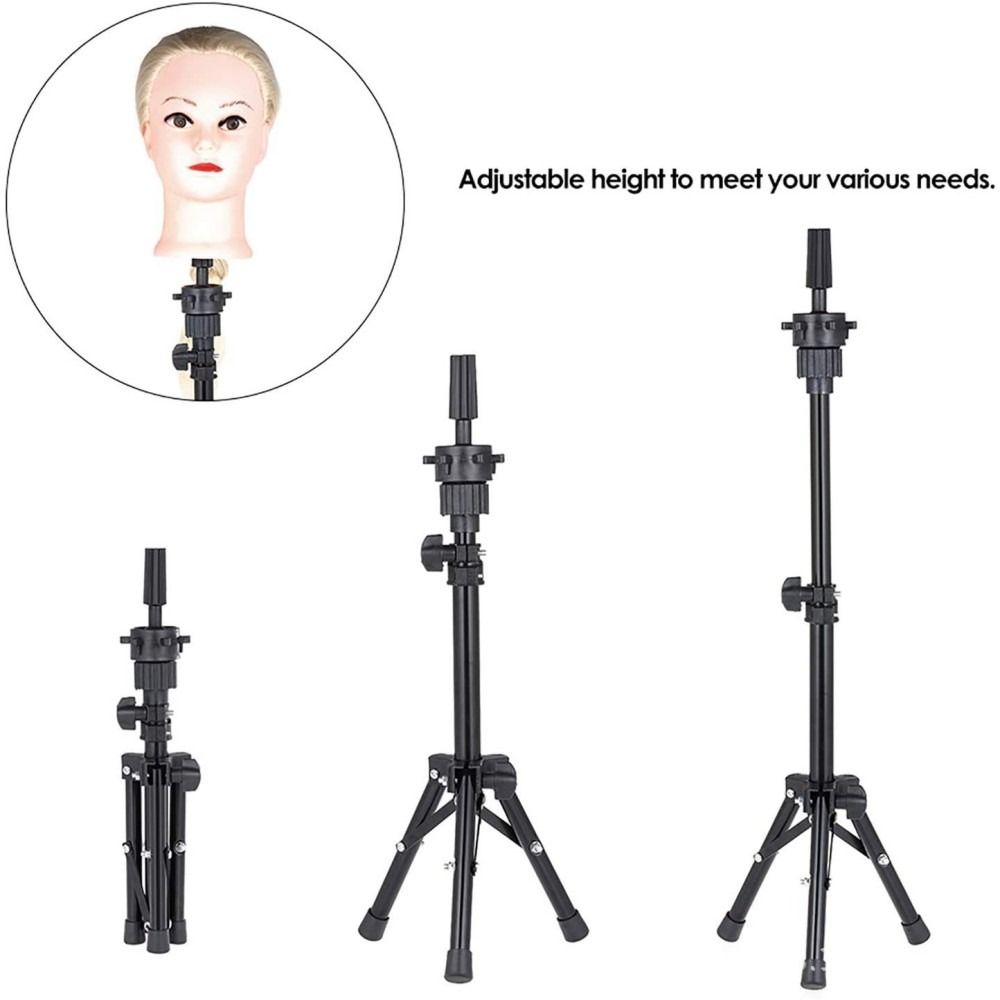 Adjustable Wig Stand Mannequin Clamp Holder Model Hairdressing Tripod Bracket Head Tripod чорний
Adjustable Wig Stand Mannequin Clamp Holder Model Hairdressing Tripod Bracket Head Tripod чорний