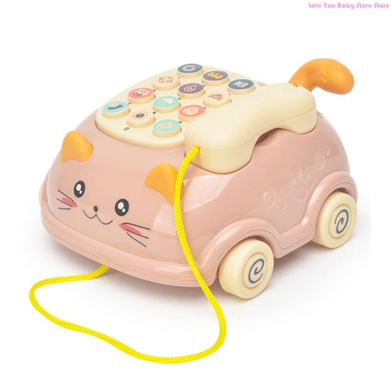 Educational Musical Telephone Toy For Toddler Color Recognition Pretend Play Music And Sound Effect Early Learning Toy 195F рожевий
Educational Musical Telephone Toy For Toddler Color Recognition Pretend Play Music And Sound Effect Early Learning Toy 195F рожевий