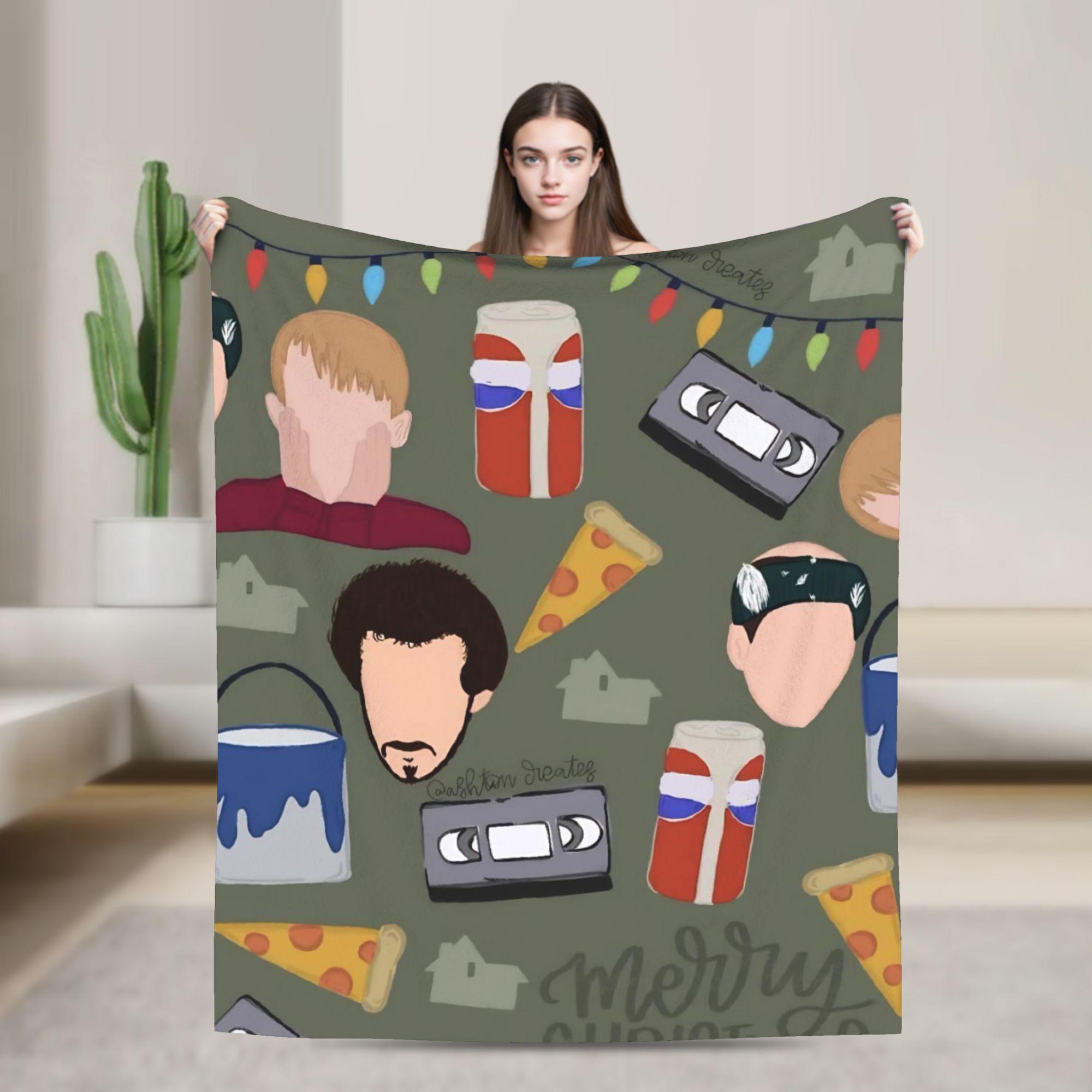 Home Alone Merry Christmas Blanket Camping Flannel Throw Blanket For Living Room Super Warm Custom Quality Bedspread Gift 75x90cm
Home Alone Merry Christmas Blanket Camping Flannel Throw Blanket For Living Room Super Warm Custom Quality Bedspread Gift 75x90cm