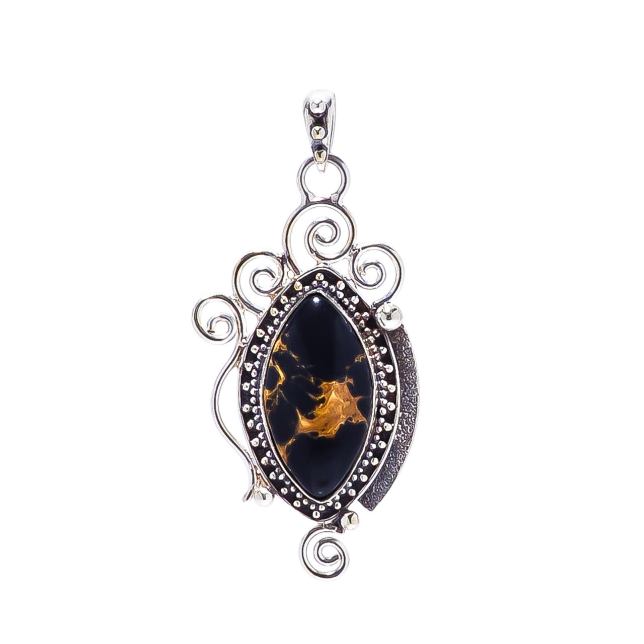Copper Black Turquoise 925 Sterling Silver Pendant V9103, Black Pendant, Marquish Pendant, Valentin s Day Gift, Gift For Her, Birthday Gift, Handmade
Copper Black Turquoise 925 Sterling Silver Pendant V9103, Black Pendant, Marquish Pendant, Valentin s Day Gift, Gift For Her, Birthday Gift, Handmade