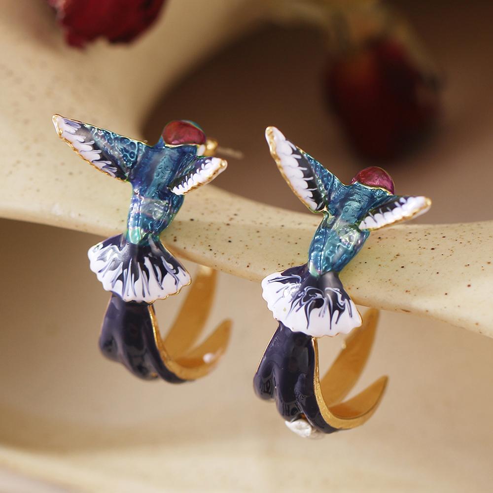 CAOSHI Exquisite Brid Animal Loop Earrings for Women Delicate Accessories for Anniversary Party Personality Jewelry for Female
CAOSHI Exquisite Brid Animal Loop Earrings for Women Delicate Accessories for Anniversary Party Personality Jewelry for Female