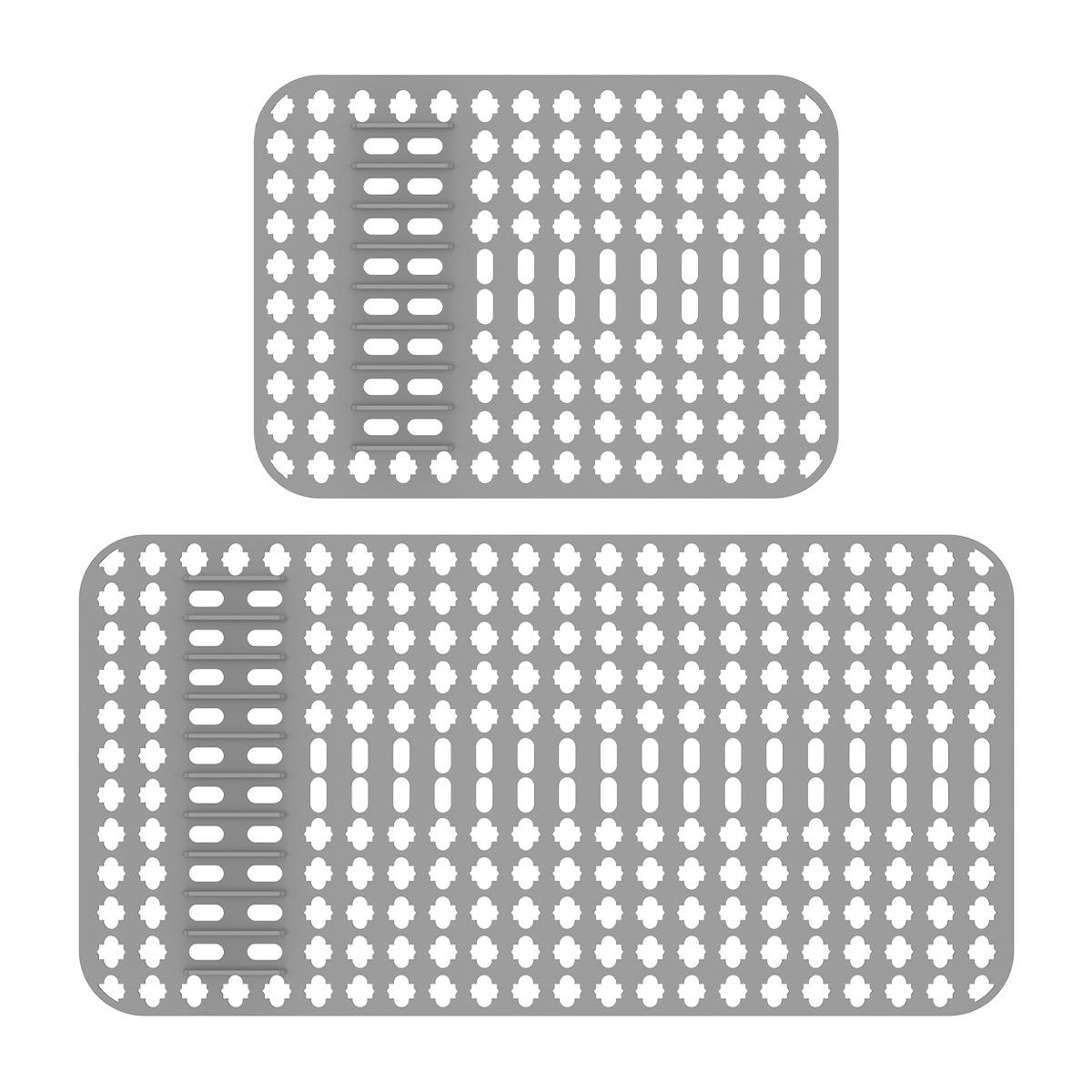 Silicone Sink Protector Heat-Resistant Anti-Slip Sink Liner Mat Portable Reusable Protector Mat for Kitchen Rectangle Sink L
Silicone Sink Protector Heat-Resistant Anti-Slip Sink Liner Mat Portable Reusable Protector Mat for Kitchen Rectangle Sink L