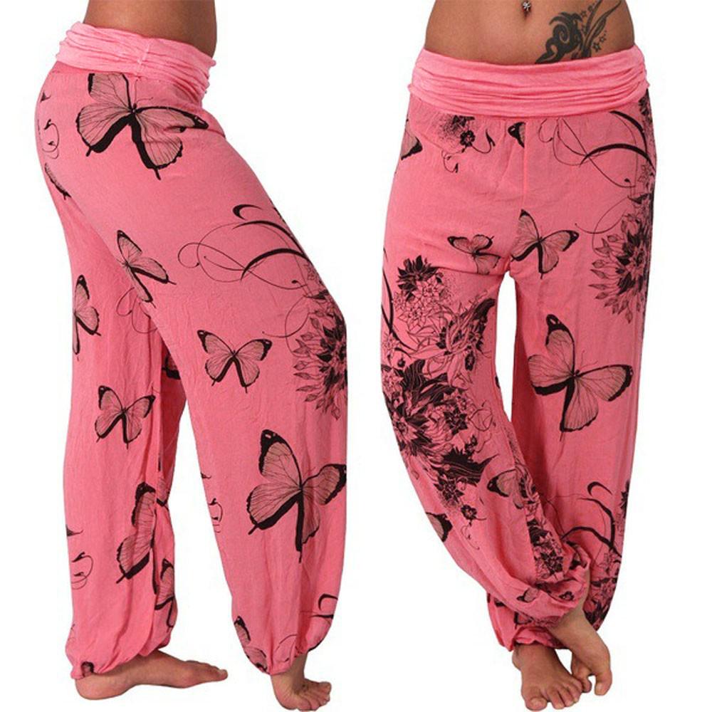 Женские повседневные брюки с принтом, широкие брюки, свободные брюки с карманами на пуговицах 
Женские повседневные брюки с принтом, широкие брюки, свободные брюки с карманами на пуговицах