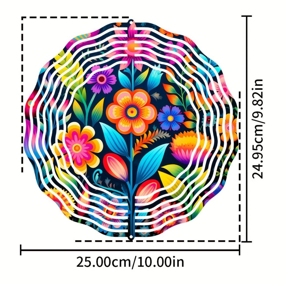 Креативный ветряк «Цветущие цветы» - 3D подвесной ветроуловитель из нержавеющей стали (25.4cm) - кинетический 01A
Креативный ветряк «Цветущие цветы» - 3D подвесной ветроуловитель из нержавеющей стали (25.4cm) - кинетический 01A