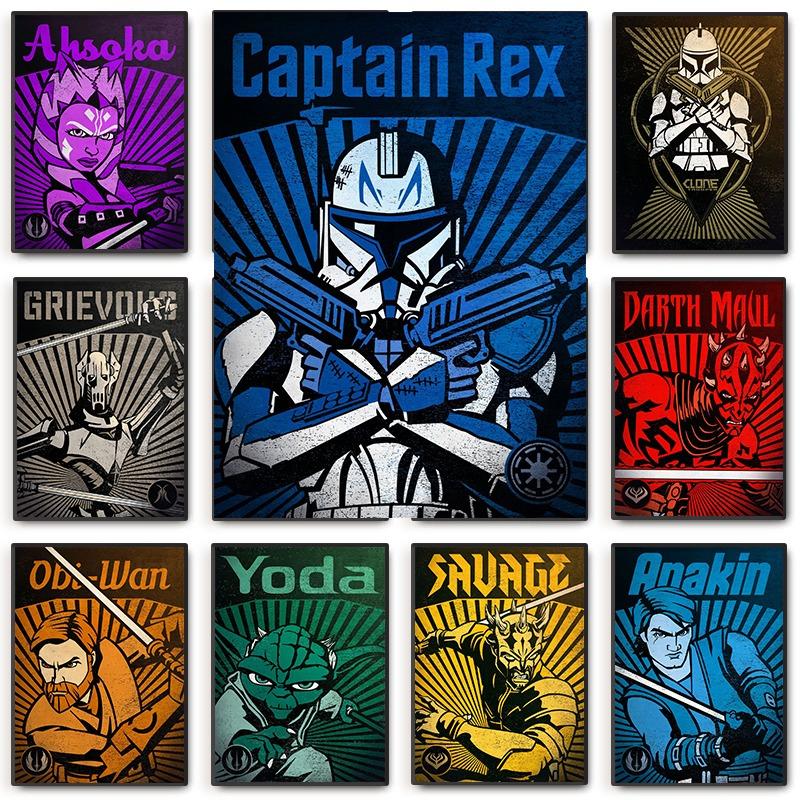 Movie Poster Clone Wars Key Personas Comic Characters Captain Rex Canvas Painting Wall Art Picture for Living Room Home Decor 21cm×30cm NoFrame
Movie Poster Clone Wars Key Personas Comic Characters Captain Rex Canvas Painting Wall Art Picture for Living Room Home Decor 21cm×30cm NoFrame