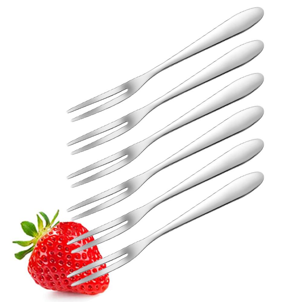 Fruit Forks Set of 6, 5.12Inch Stainless Steel Cocktail Fork Appetizer Small Forks Fruit Salad Fork for Party Hotel Restaurant срібний
Fruit Forks Set of 6, 5.12Inch Stainless Steel Cocktail Fork Appetizer Small Forks Fruit Salad Fork for Party Hotel Restaurant срібний