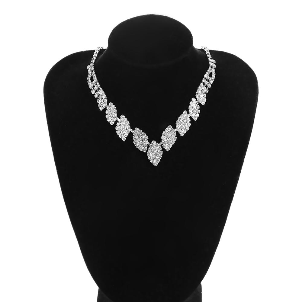 Style Rhinestone Women Necklace Dangle Earrings Water Drop Earrings Bridal Wedding Jewelry Set C
Style Rhinestone Women Necklace Dangle Earrings Water Drop Earrings Bridal Wedding Jewelry Set C