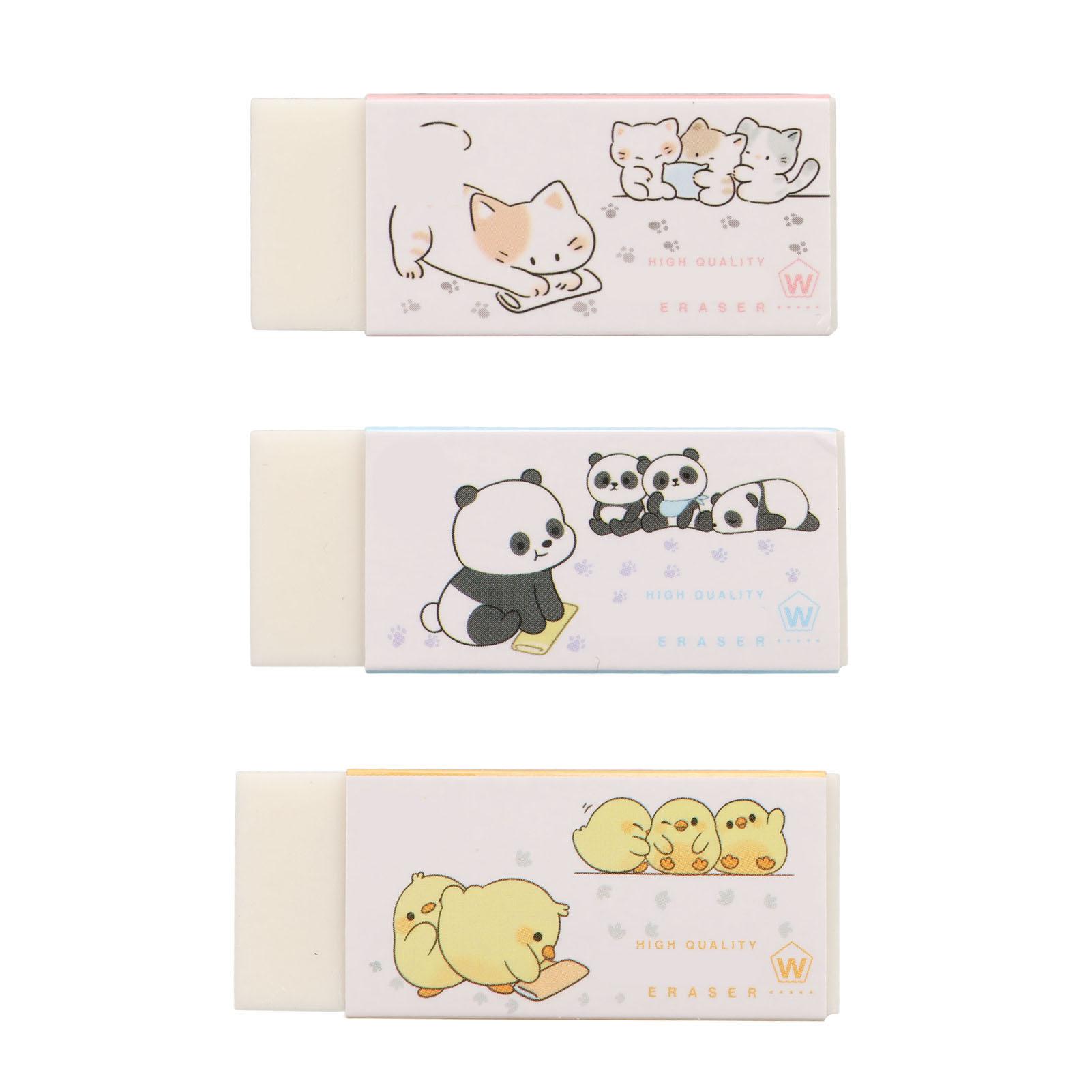 3 Pcs Pencil Eraser Soft Texture White Mini Art Painting Eraser for Sketching Highlighting Drawing
3 Pcs Pencil Eraser Soft Texture White Mini Art Painting Eraser for Sketching Highlighting Drawing