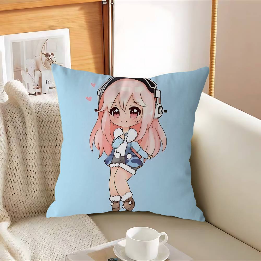 SuperS Anime Sonico-O Pillow Case Removable Washable Cushion Cover – All-Season Soft Linen 12x12Inch
SuperS Anime Sonico-O Pillow Case Removable Washable Cushion Cover – All-Season Soft Linen 12x12Inch