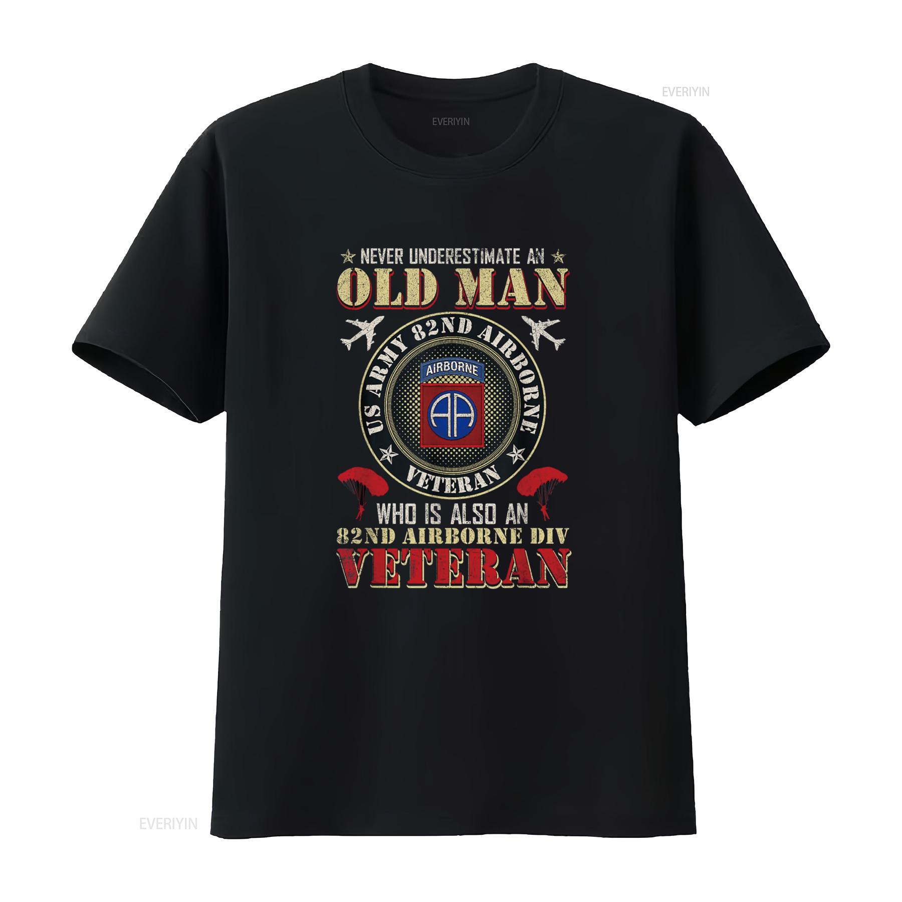 Never Undertimate An Old Man 82nd Airborne Paratrooper T Shirt vintage Washed Top For Everyday Wear Versatile Comfortable 4XL
Never Undertimate An Old Man 82nd Airborne Paratrooper T Shirt vintage Washed Top For Everyday Wear Versatile Comfortable 4XL