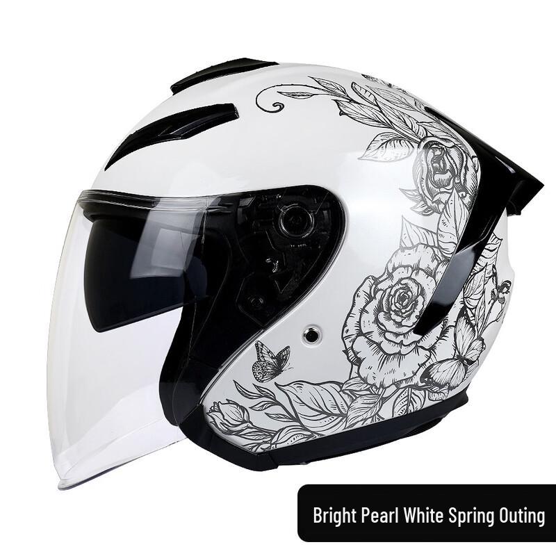 Motorcycle Double Visor Half Helmet Spring Tour
Motorcycle Double Visor Half Helmet Spring Tour