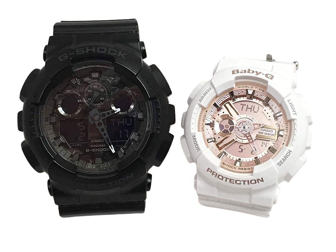 Casio CASIO watch G-SHOCK pair watch in genuine pair case G-Shock & Baby G 2-piece set GA-100CF-1AJF BA-110-7A1JF
Casio CASIO watch G-SHOCK pair watch in genuine pair case G-Shock & Baby G 2-piece set GA-100CF-1AJF BA-110-7A1JF